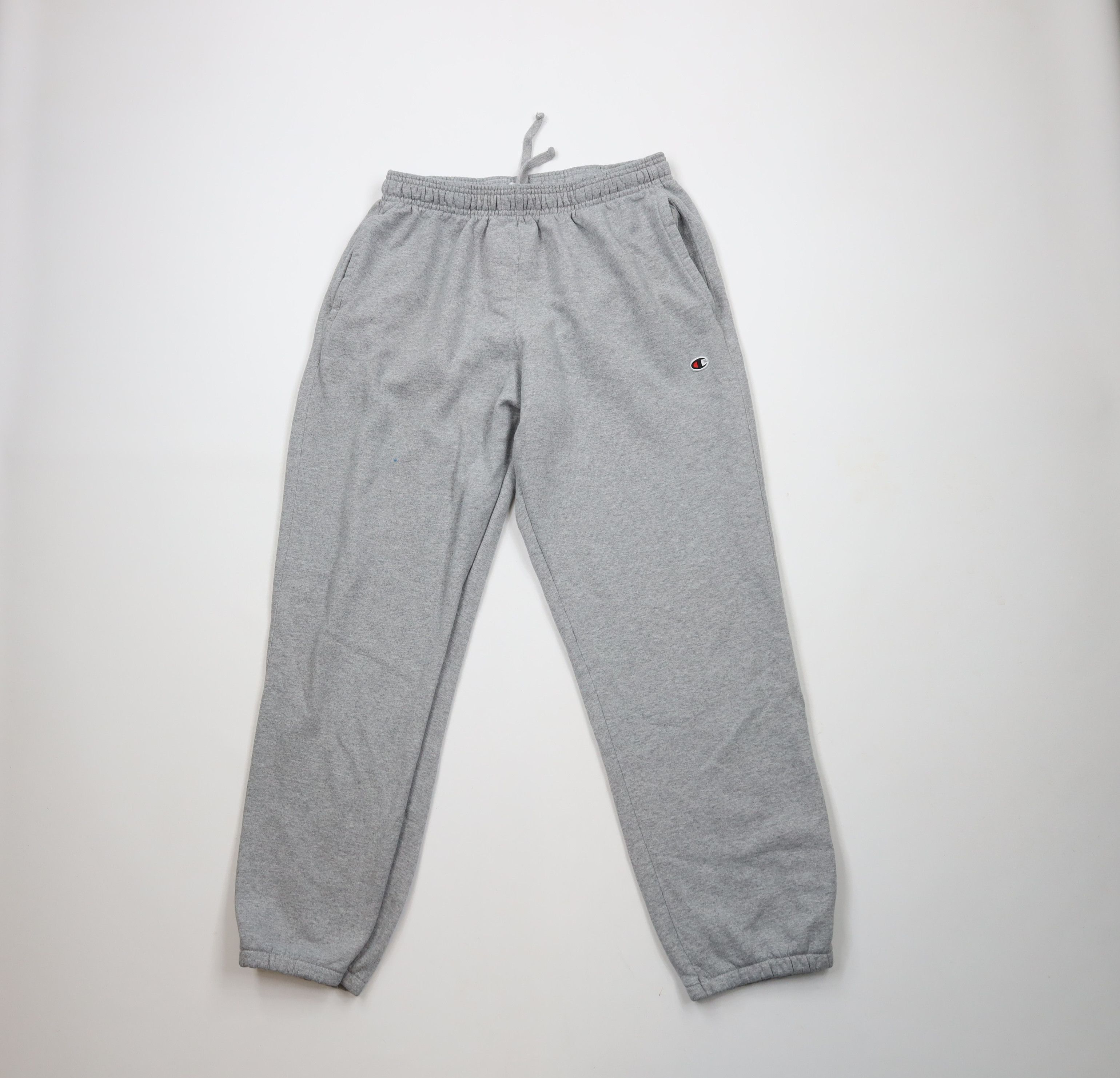 Champion × Vintage Vintage Y2K Champion Cuffed Sweatpants Joggers Heather Gray Size US 36 / EU 52 - 1 Thumbnail