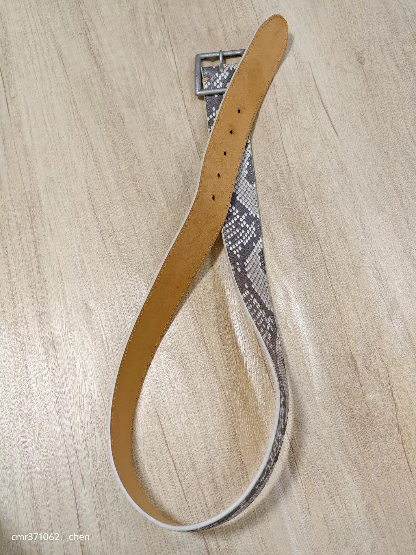 Visvim visvim 20SS Python Belt 40mm Natural W32 9-95 Size ONE SIZE - 9 Thumbnail