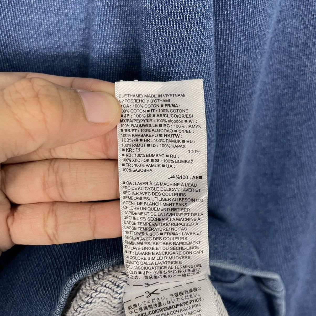 Gap Gap Indigo Crewneck Sweatshirt Size US XS / EU 42 / 0 - 11 Thumbnail