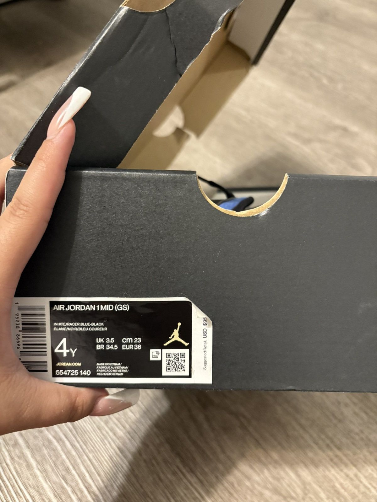 Jordan Brand Jordan 1 mid Size US 4 / IT 34 - 4 Thumbnail