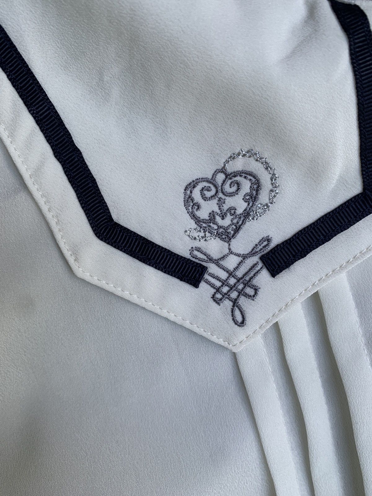 Other axes Femme Japan White Maid Cute Blouse Top Size S / US 4 / IT 40 - 3 Thumbnail