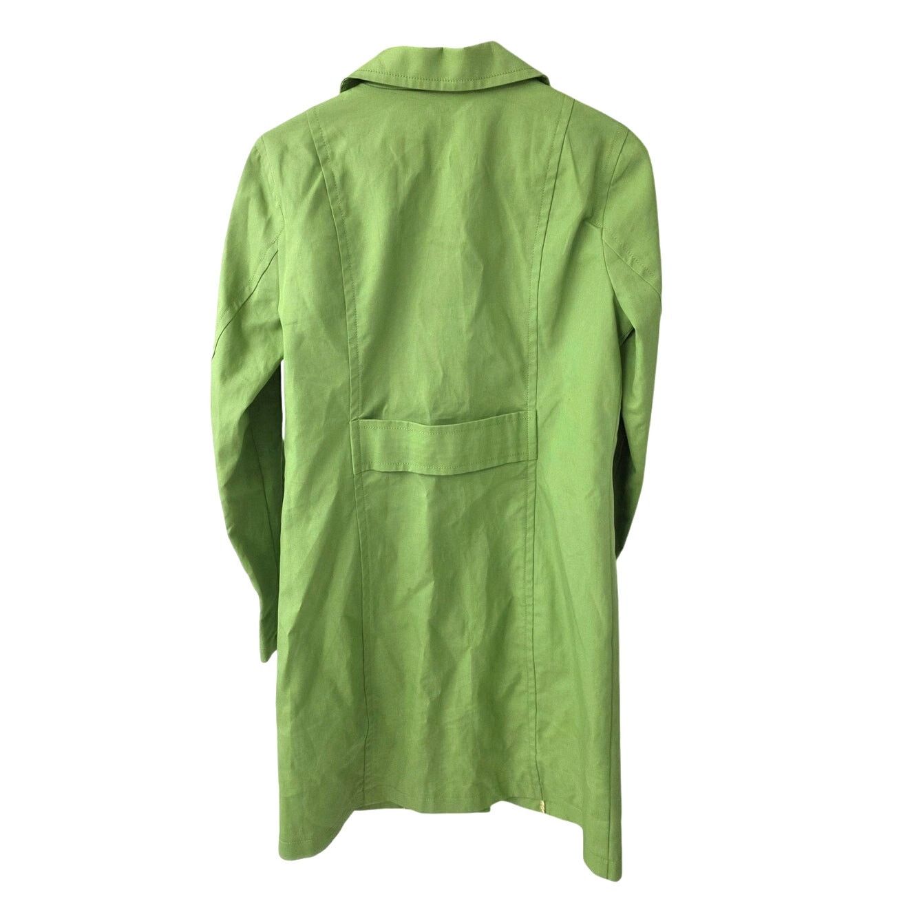 Old Navy Old Navy Lime Green Belted Button Up Trench Coat - Medium Size M / US 6-8 / IT 42-44 - 2 Thumbnail