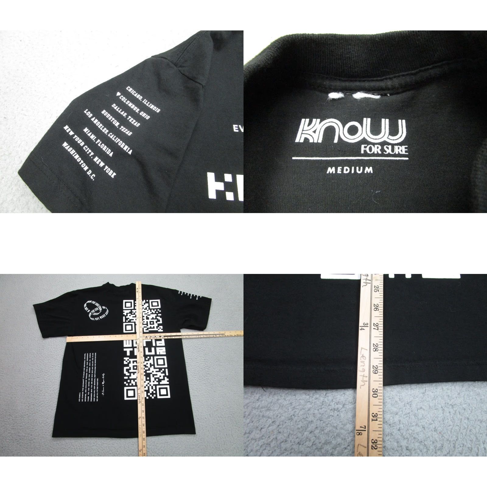 Vintage VINTAGE Know For Sure Podcast Shirt Adult Large Black Cotton Tee Mens Size US L / EU 52-54 / 3 - 8 Thumbnail