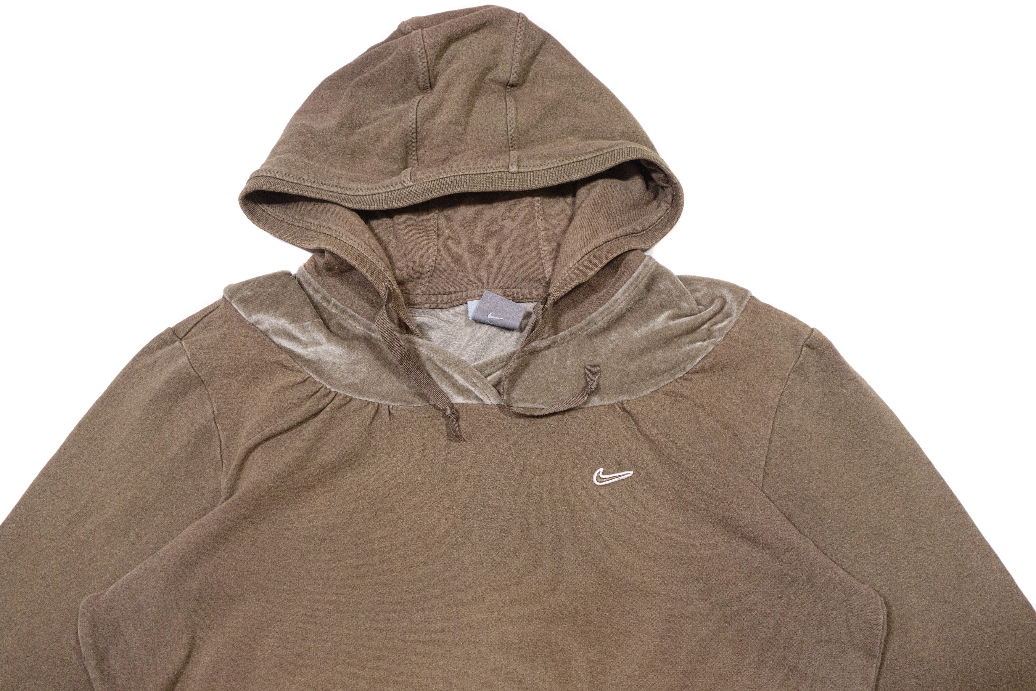 Nike × Vintage 90S Swoosh Faded Hoodie Size XL / US 12-14 / IT 48-50 - 3 Thumbnail