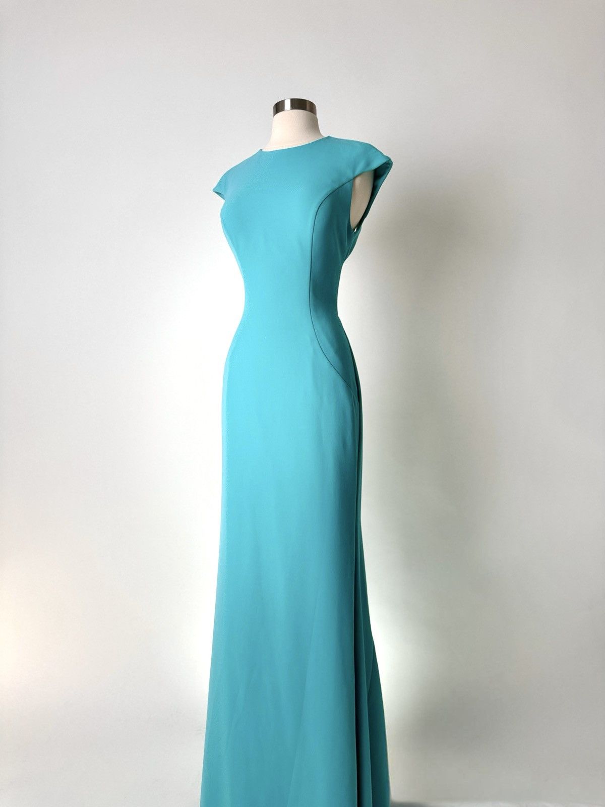 Other Brand New US 6 Jovani Maxi Evening Dress in Tiffany Color Size M / US 6-8 / IT 42-44 - 2 Thumbnail