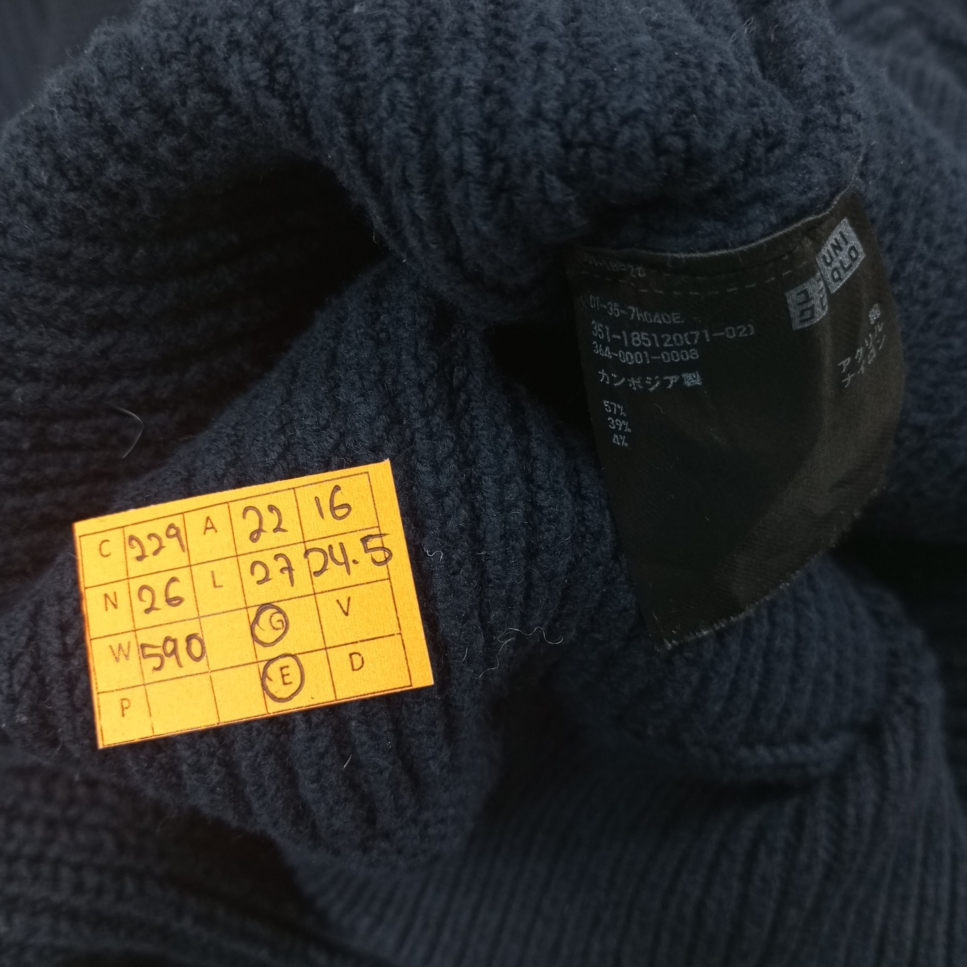 Uniqlo Uniqlo X Undercover Logo Custom Art Knitwear c229n26 Size US M / EU 48-50 / 2 - 6 Thumbnail