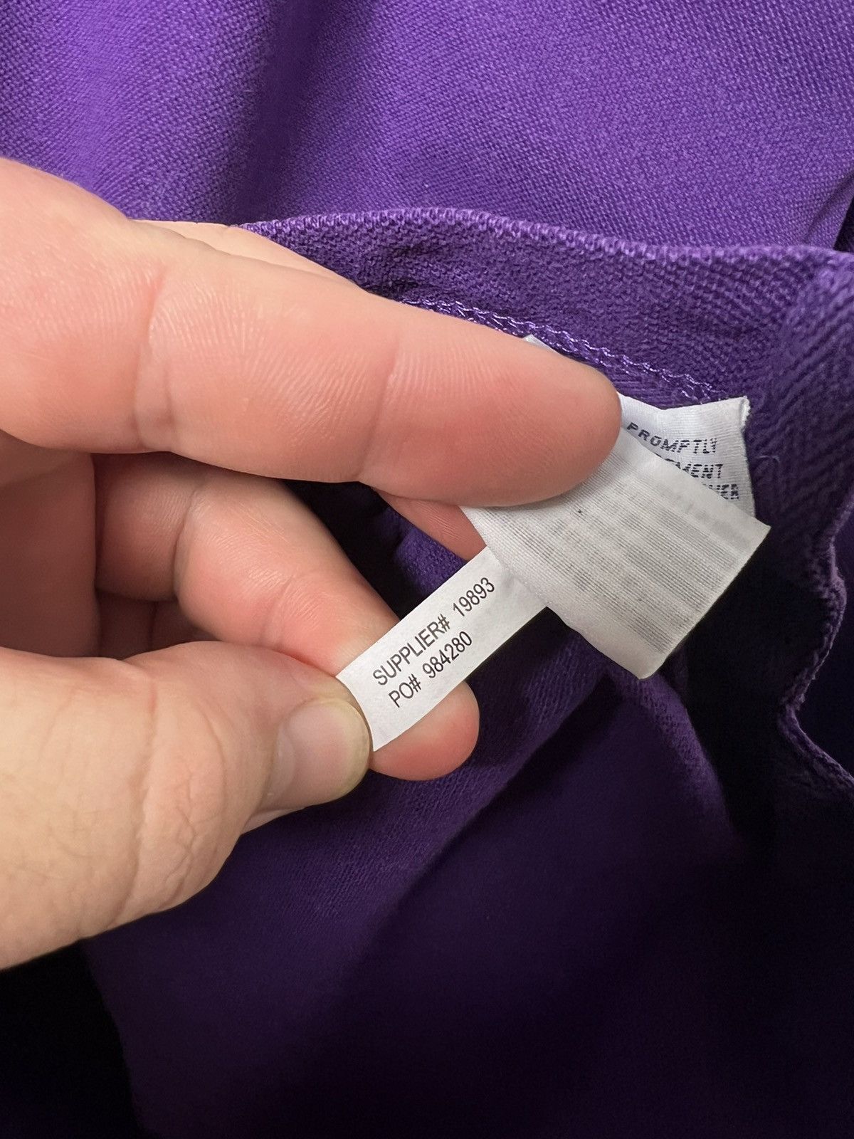 Polo Ralph Lauren Vintage Polo Ralph Lauren New York Purple Polo Long Sleeve Size US XL / EU 56 / 4 - 13 Thumbnail
