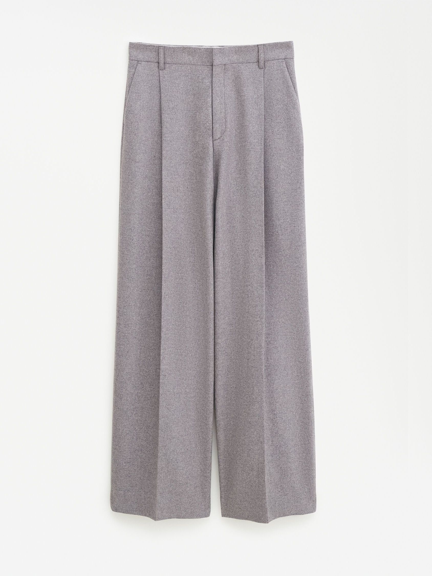 Filippa K Filippa K Wide Pleated Flannel Trousers Pants Size 26" / US 2 / IT 38 - 1 Thumbnail