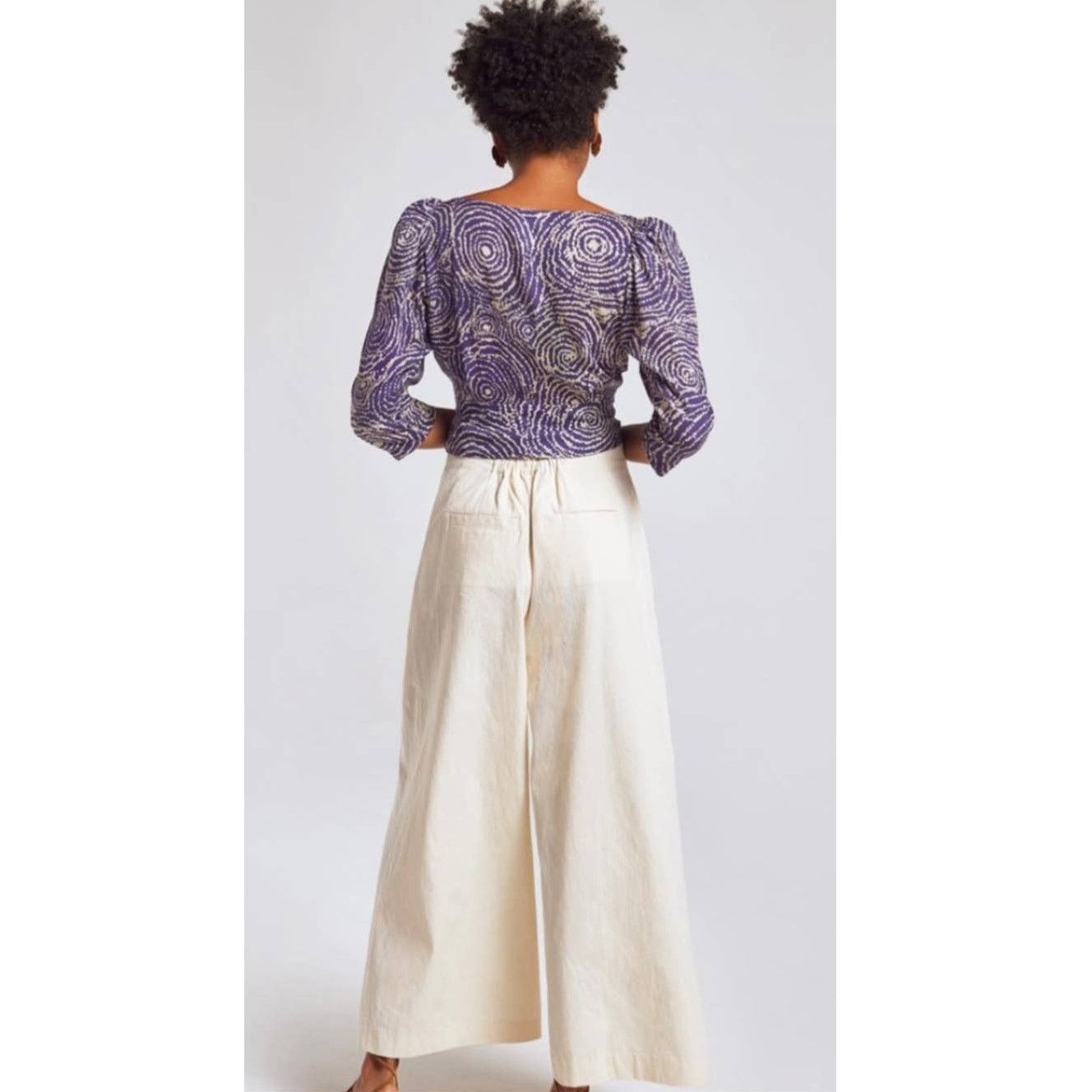 Anthropologie New TRACY REESE Mireille Tie-Front Blouse $188 SIZE 2 Size XS / US 0-2 / IT 36-38 - 2 Thumbnail