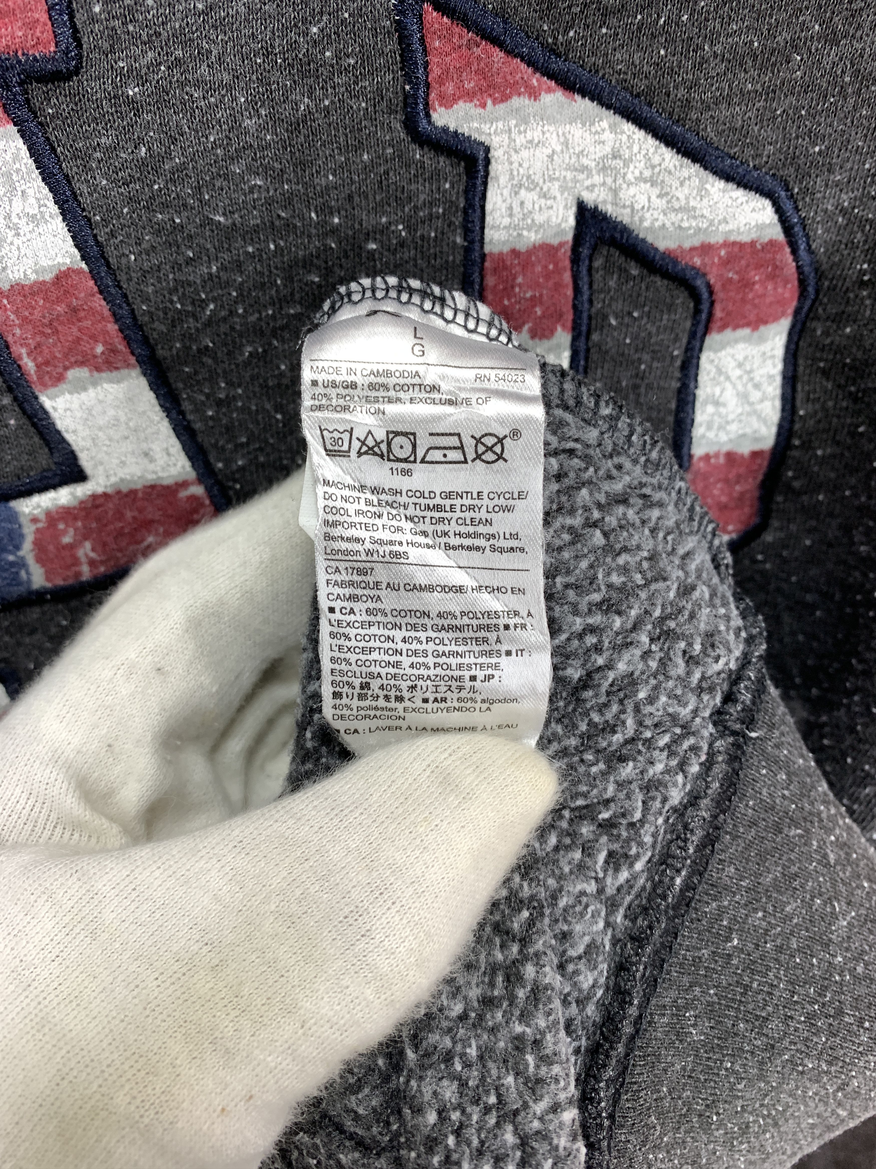 Gap GAP Hoodie Pullover #1904/10 Size US L / EU 52-54 / 3 - 5 Thumbnail