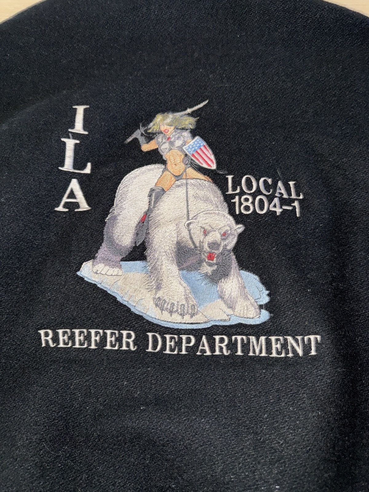 Holloway Vintage 80’s Local Union Reefer Department Holloway Jacket Size US XL / EU 56 / 4 - 3 Thumbnail