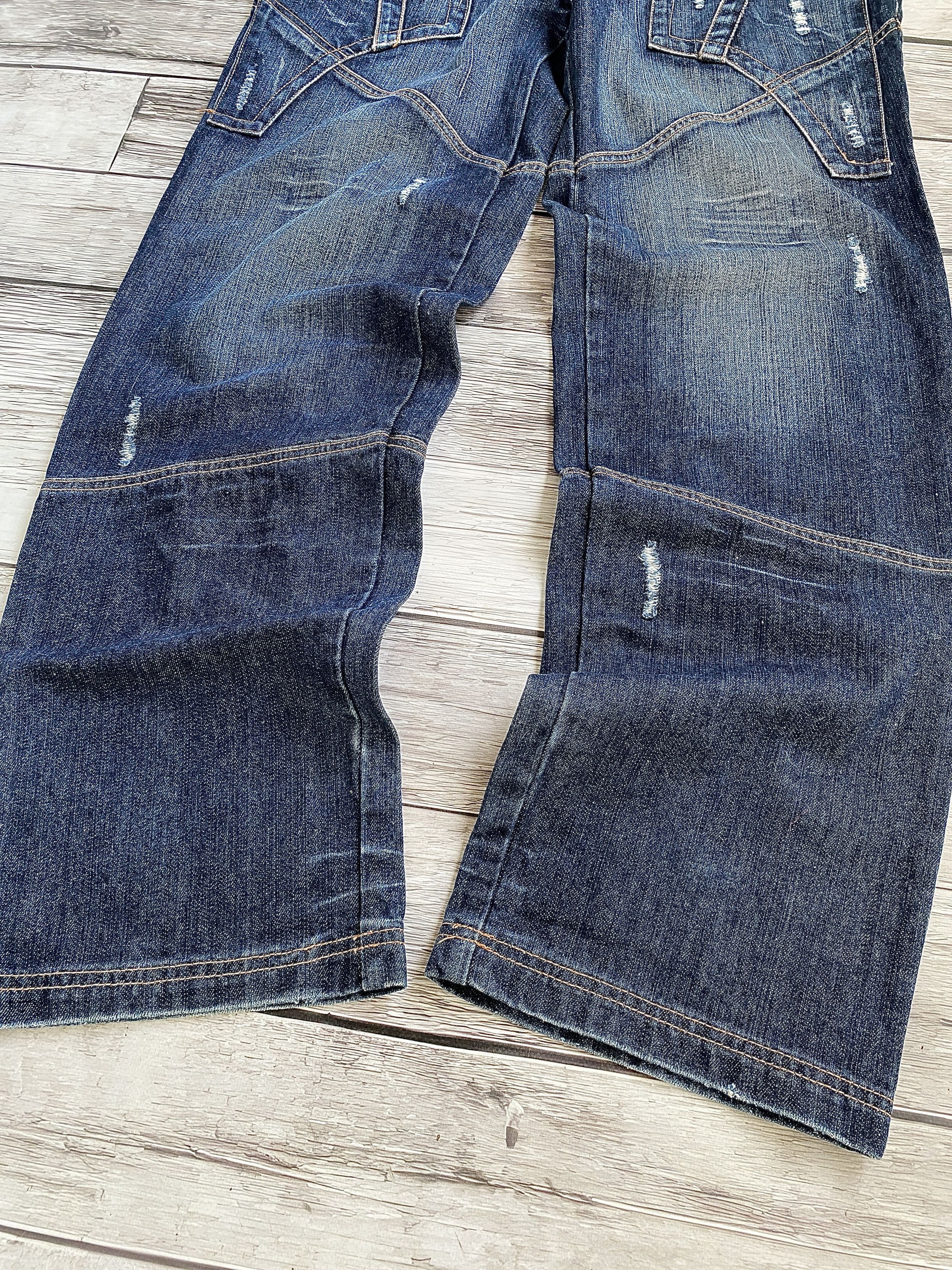Japanese Brand Vintage Rick Owens Junya Watanabe Style Flared Jeans Size US 32 / EU 48 - 4 Thumbnail
