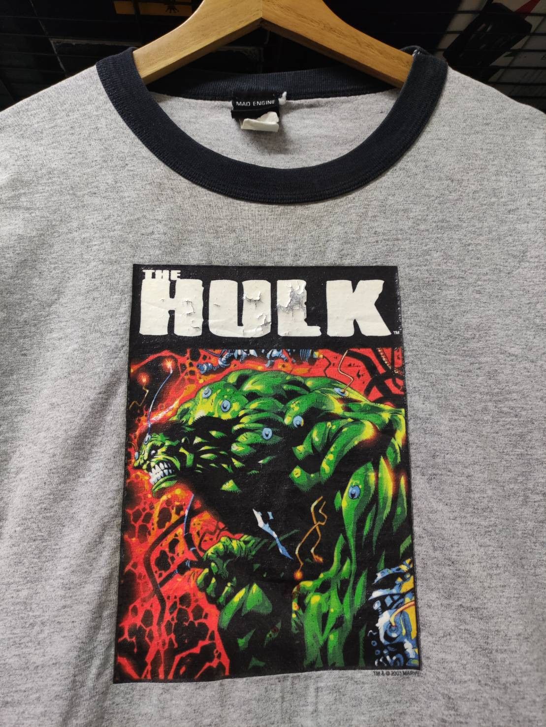 The outlets Incredible Hulk Marvel Comics Vintage 2003 Movie Promo T Shirt Size XL Black