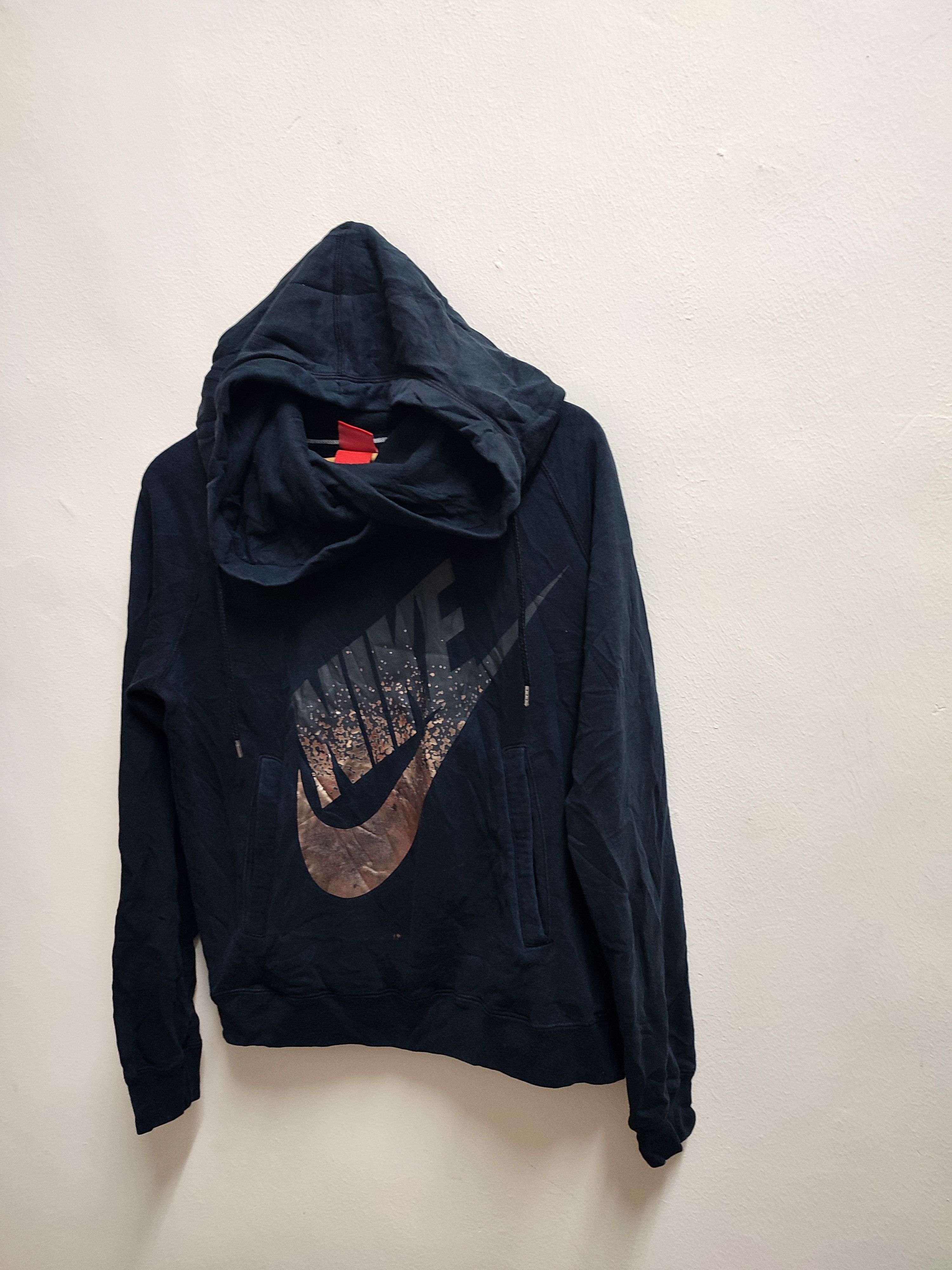 Nike Vintage Y2k Nike Black Hoodies Size US M / EU 48-50 / 2 - 2 Thumbnail