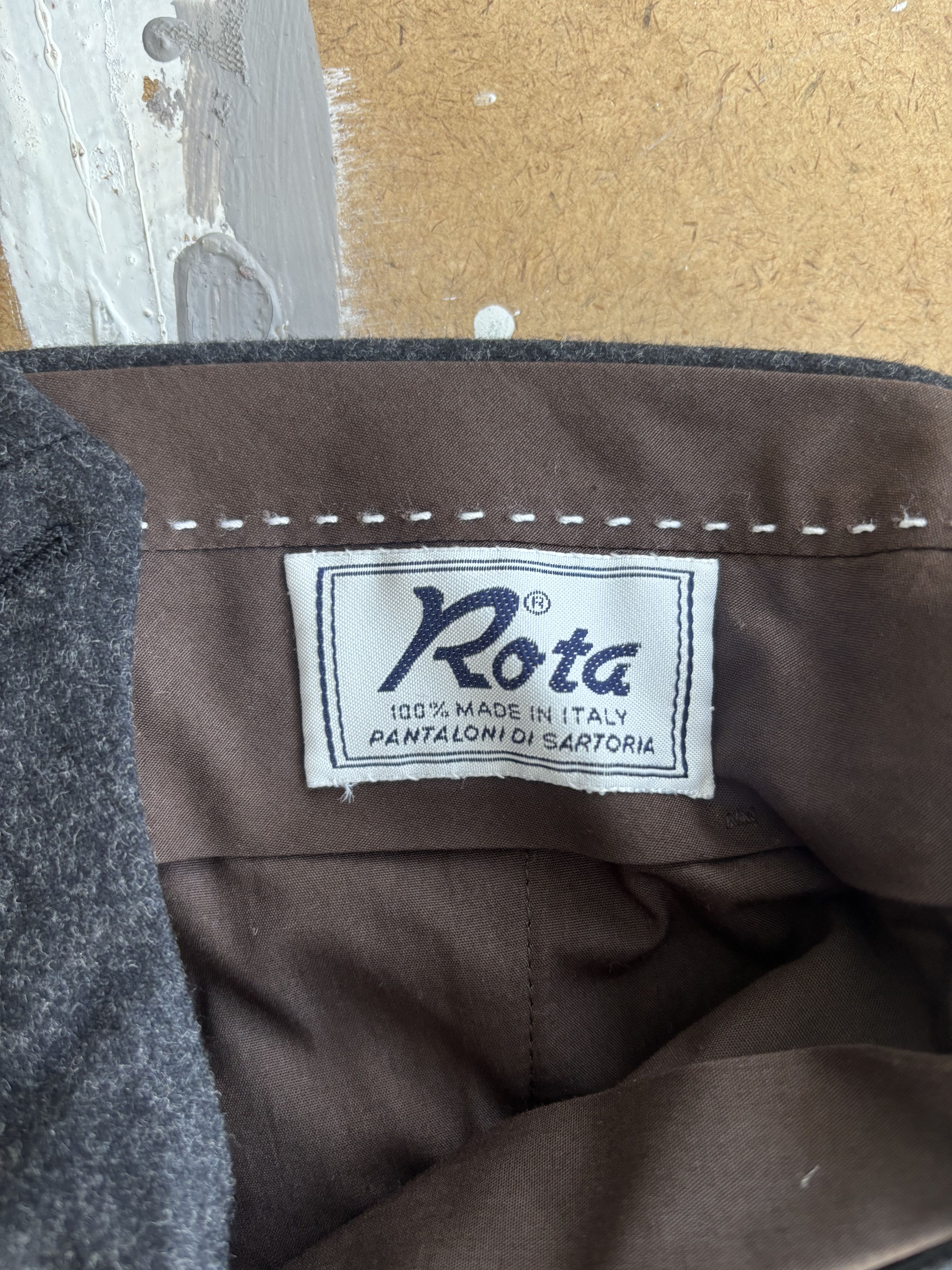 Rota Charcoal Flannel trousers Size 46R - 7 Thumbnail