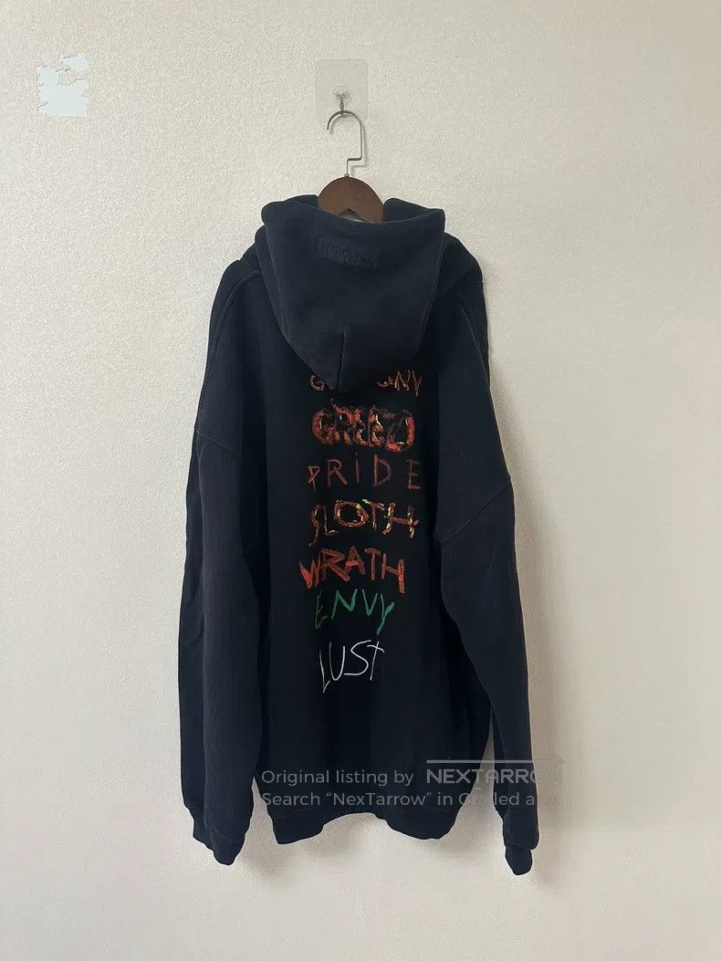 Vetements Vetements Seven Deadly Sins Hoodie Size US XL / EU 56 / 4 - 2 Thumbnail