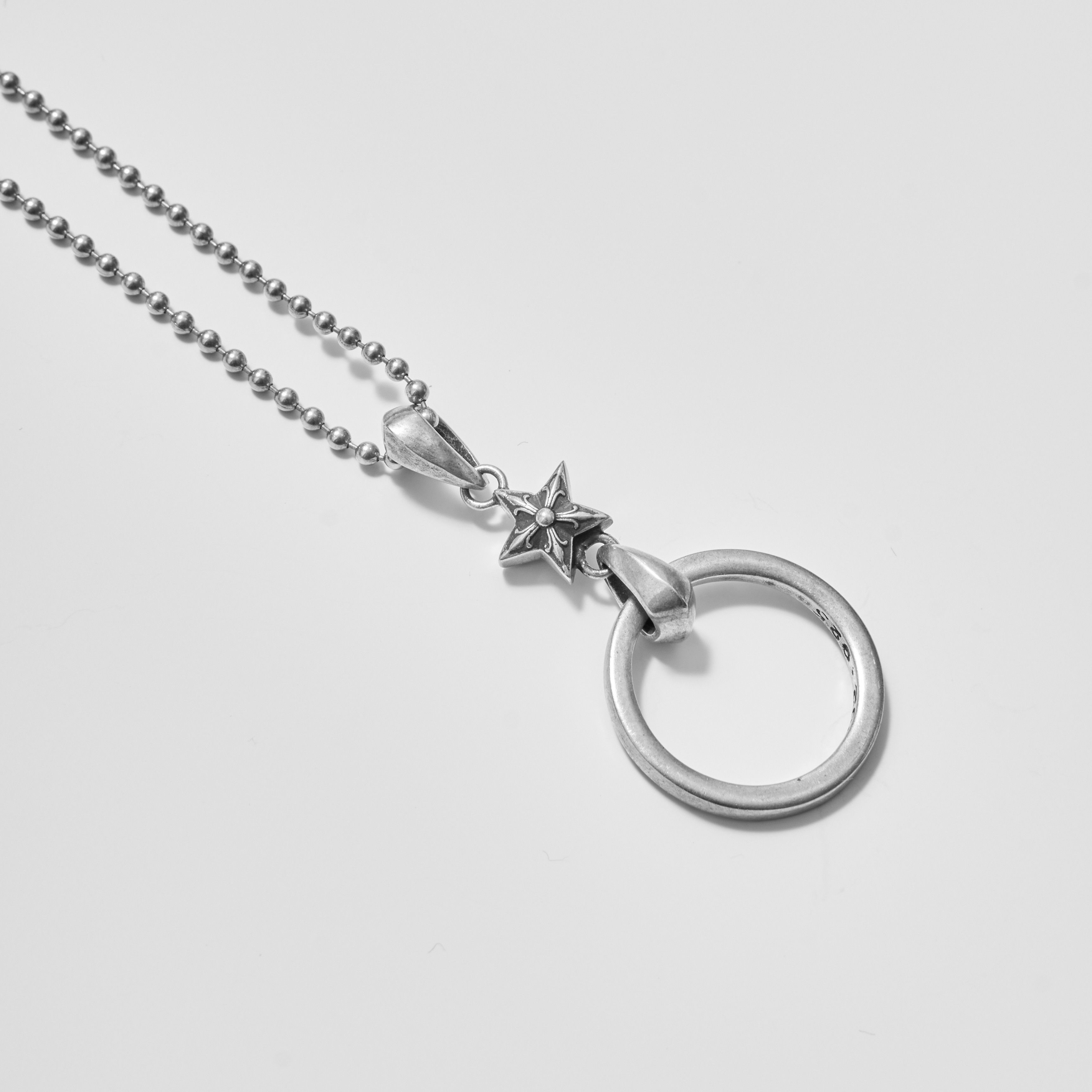Chrome Hearts CHROME HEARTS Ball Chain Necklace Silver Star Size ONE SIZE - 4 Thumbnail