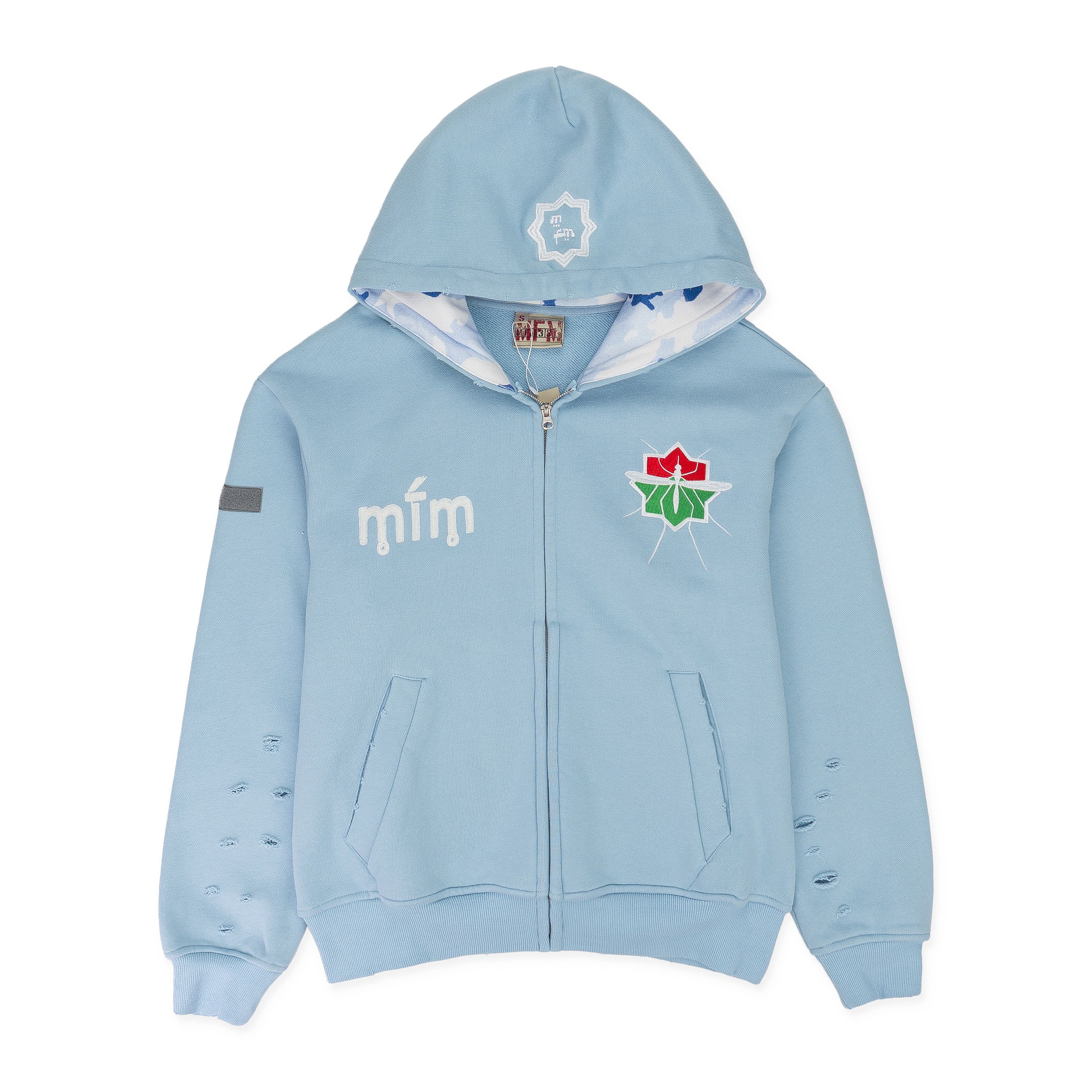 MURD333R.FM LIGHT BLUE SPECIAL OPS HOODIE SIZE S