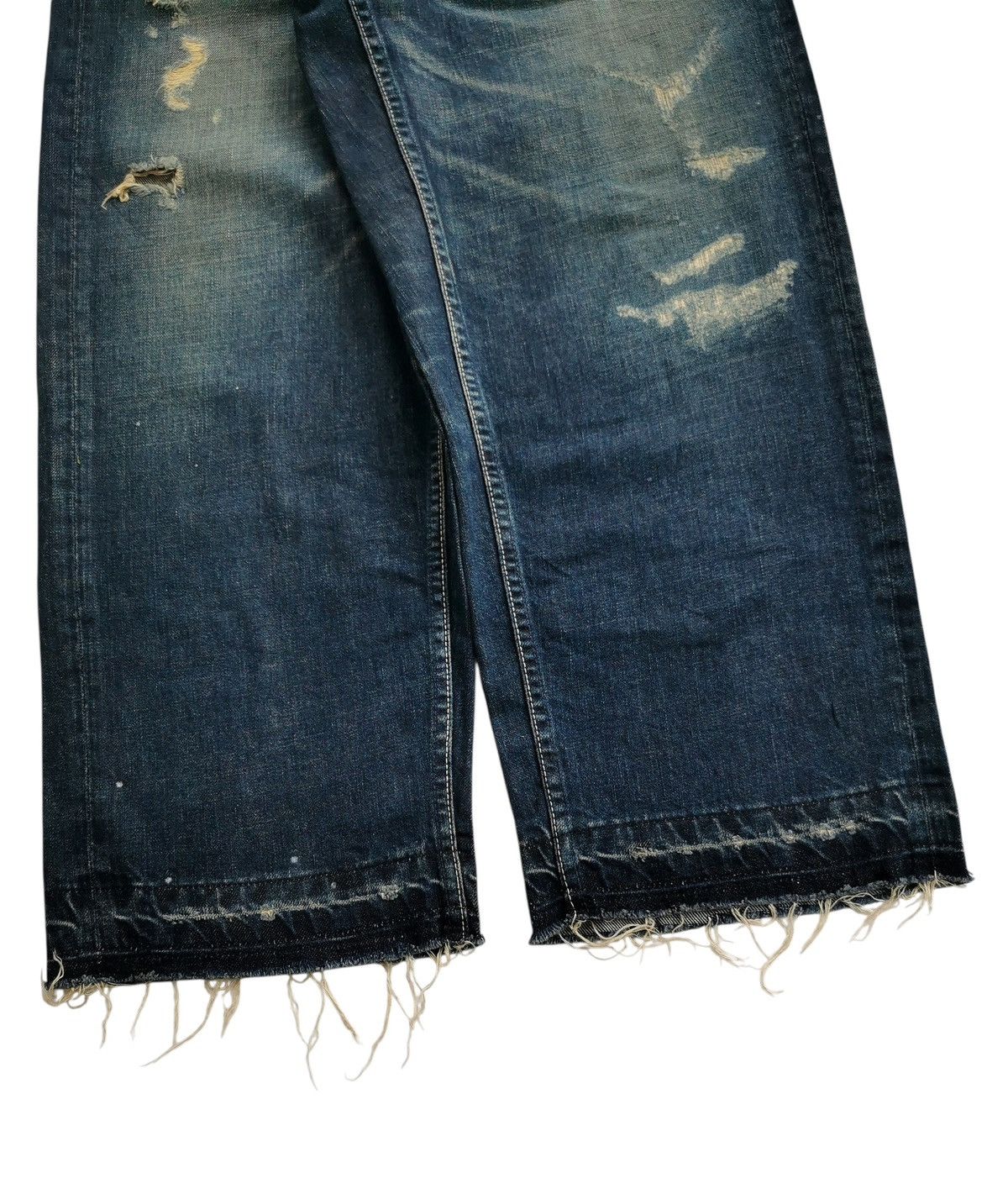 JNCO Jorts Baggy Pensee Japan Repaired Denim JNCO Size US 30 / EU 46 - 6 Thumbnail