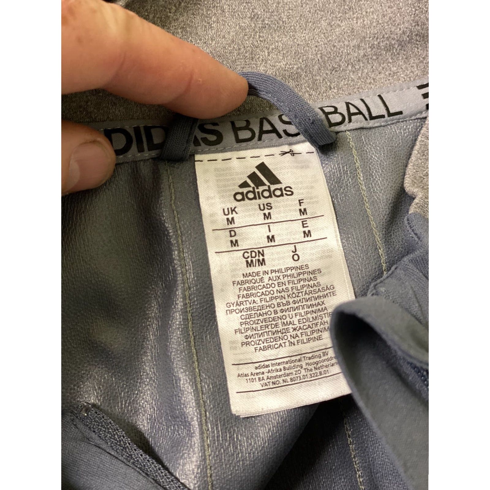 Adidas adidas Mens Baseball Gray Pullover 1/4 Zip Windbreaker Shirt M 1/4 Zip Little League World Series Size US M / EU 48-50 / 2 - 5 Thumbnail
