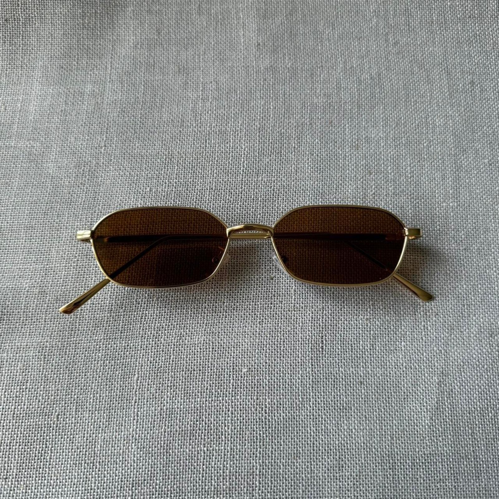 Other Gold frame sunglasses casual WMNS1 Size ONE SIZE - 2 Thumbnail