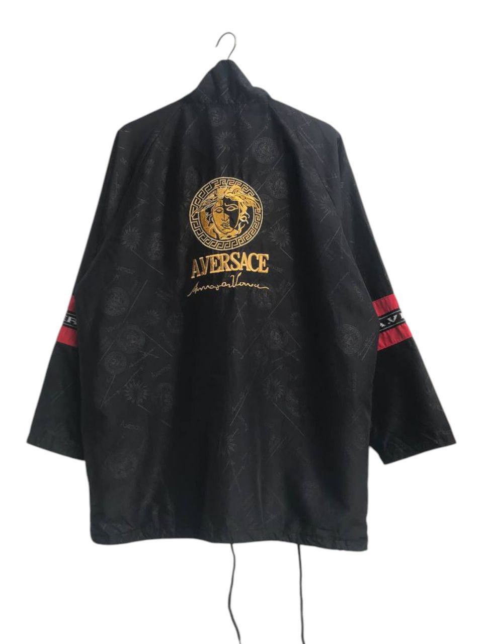 Versace × Vintage Vintage Alfredo Versace Embroidered Medusa Logo Windbreaker Size US M / EU 48-50 / 2 - 2 Thumbnail