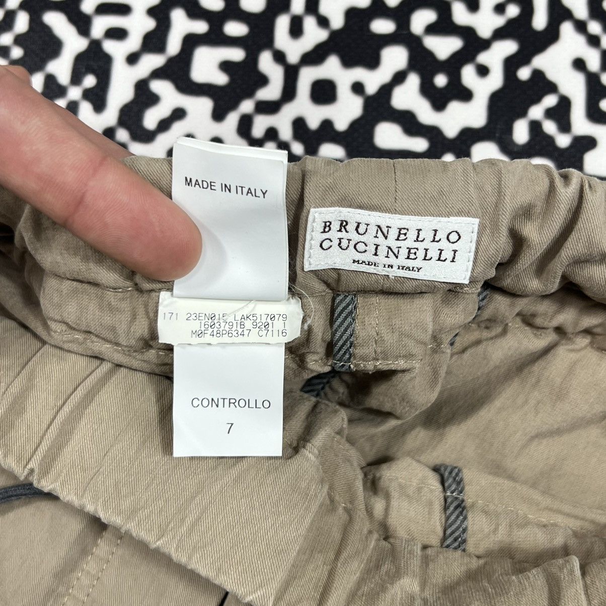 Brunello Cucinelli Vintage Y2K Brunello Cucinelli Luxury Retro Bridges Shorts Size 26" / US 2 / IT 38 - 17 Thumbnail