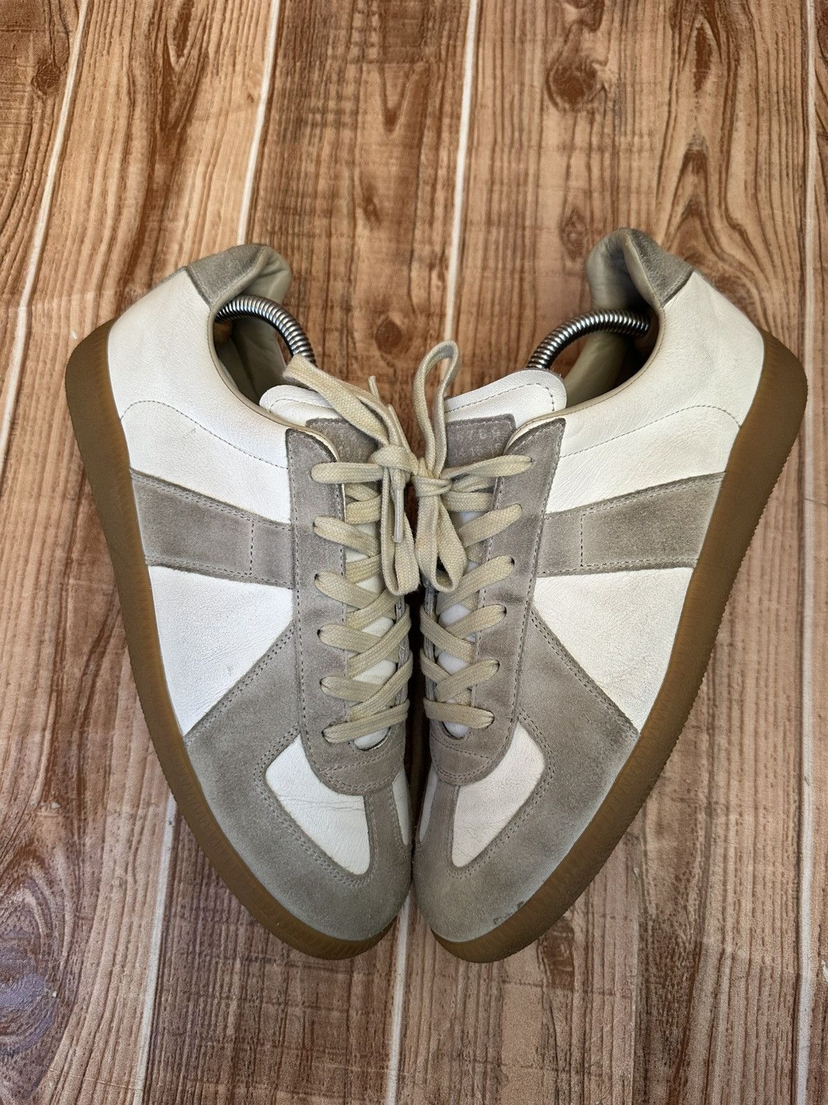 Maison Margiela Maison Margiela Replica GAT Gray/White Low Top Sneakers Size US 7.5 / EU 40-41 - 9 Thumbnail