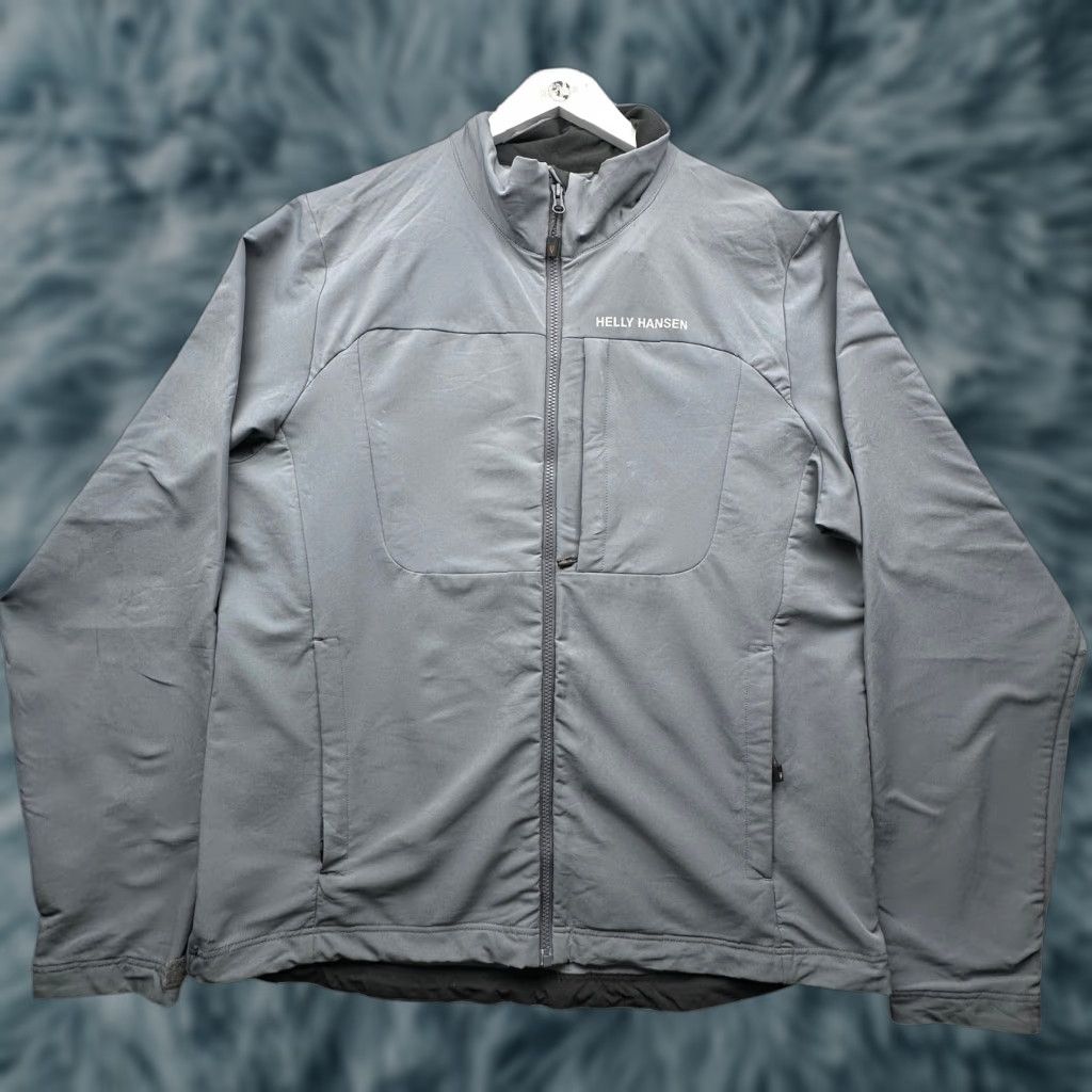 Helly Hansen VINTAGE? No. Helly Hanson Odin Expert Series Softshell Full Zip Gray Jacket Mens 2XL Logo Zip Pockets Size US XXL / EU 58 / 5 - 1 Thumbnail
