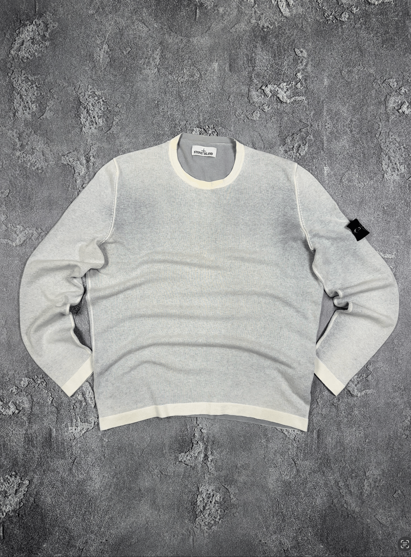 Stone Island Stone Island Handsprayed Faded Knit Sweater Size XL Y2K Size US XL / EU 56 / 4 - 1 Thumbnail