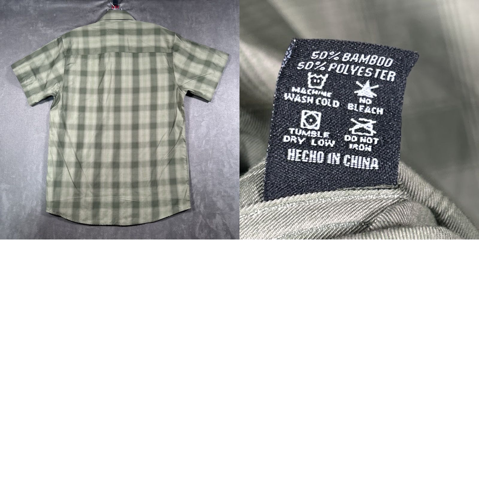 Vintage Nike Shirt Mens S Green Plaid Palo Verde Short Sleeve Button Down Size US S / EU 44-46 / 1 - 8 Thumbnail