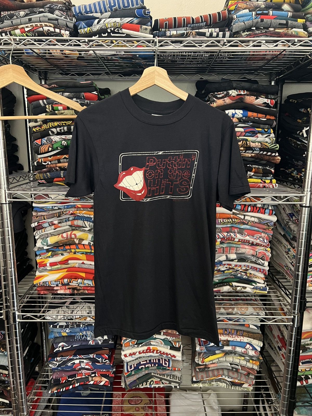 Hanes 1984 Puttin on the Hits TV Show Promo 80s Tee Size US M / EU 48-50 / 2 - 1 Thumbnail