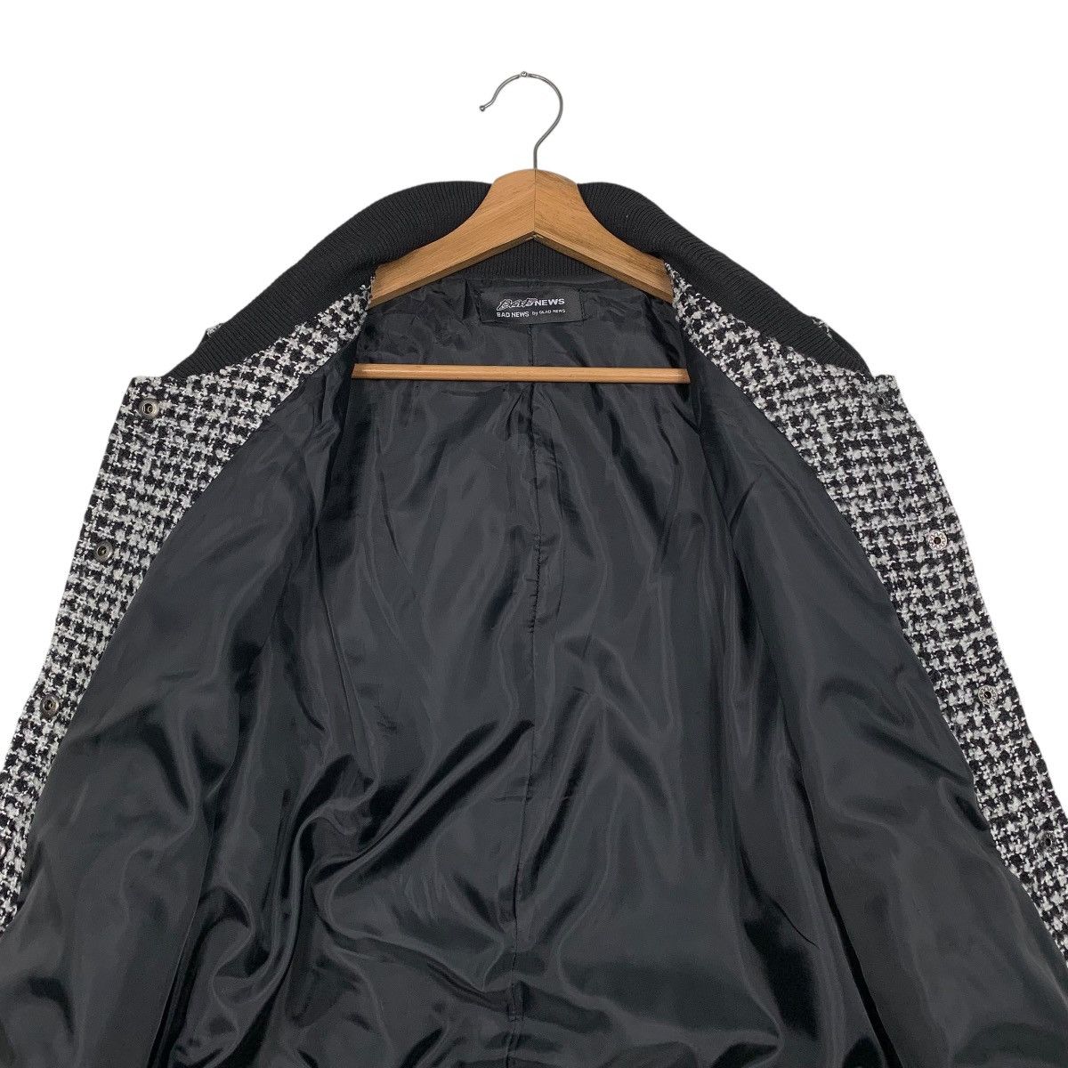 Japanese Brand Japanese Brand Bad News Houndstooth Bomber Size US M / EU 48-50 / 2 - 12 Thumbnail