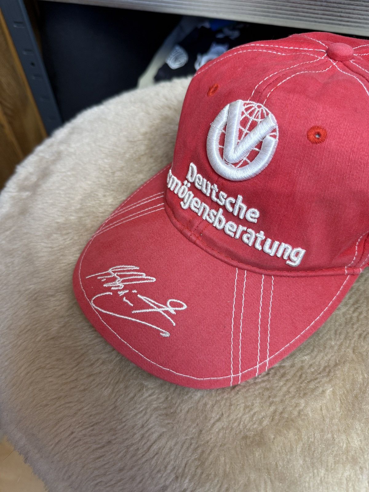 Ferrari Vintage Ferarri Schumacher Racing Y2K Cap Size ONE SIZE - 4 Thumbnail