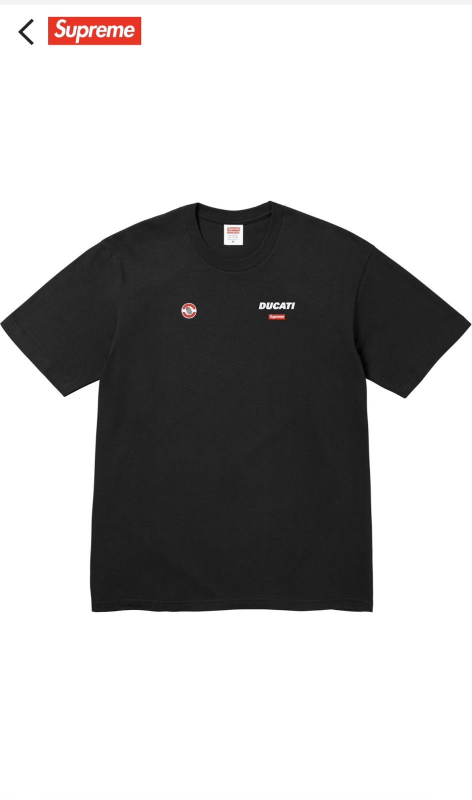 Supreme Supreme Ducati logos tee | Grailed