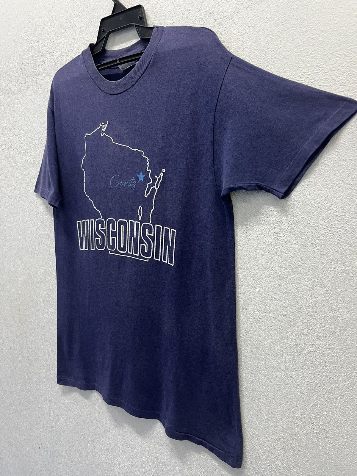 Hanes × Vintage VINTAGE HANES WHERE THE HELL IS CRIVITZ, WISCONSIN SHIRT Size US L / EU 52-54 / 3 - 5 Thumbnail