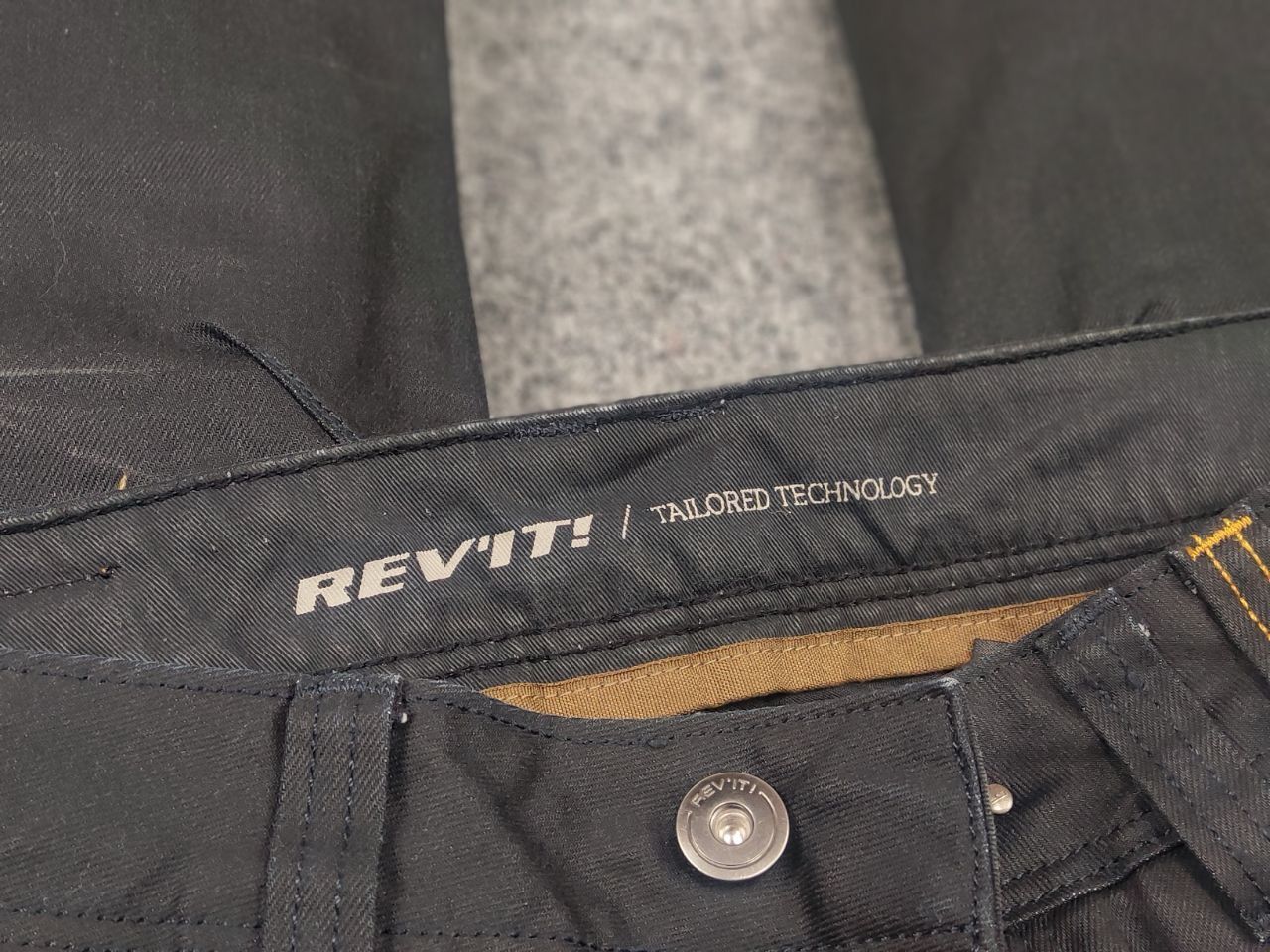 Alpinestars Revit Carnaby Motorcycle Cordura Knee Solid Blue Denim Jeans Size US 32 / EU 48 - 20 Thumbnail