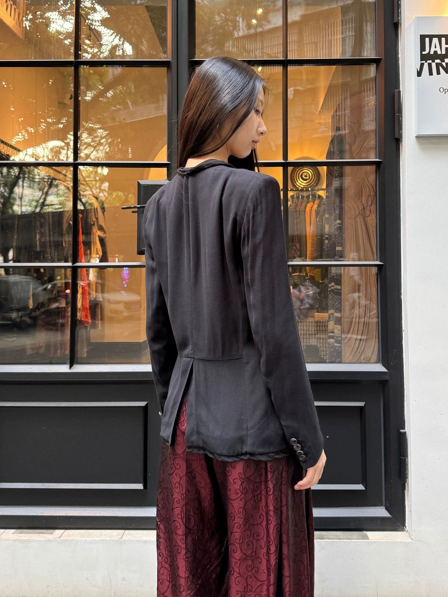 Helmut Lang Helmut Lang 2011 Drapey Slim Blazer Size 0 Vintage Size XS / US 0-2 / IT 36-38 - 7 Thumbnail