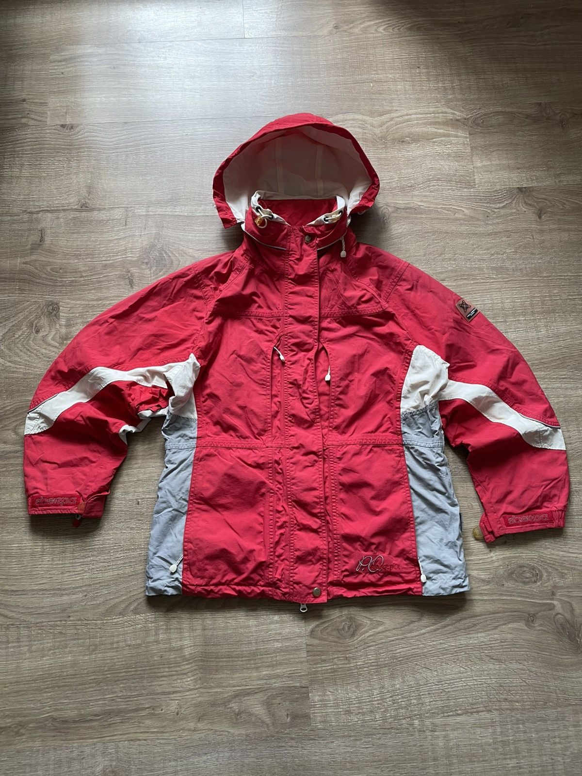 Other Vintage 90s Sherpa Women’s Ski Jacket Hooded Windbreaker Size M / US 6-8 / IT 42-44 - 1 Thumbnail