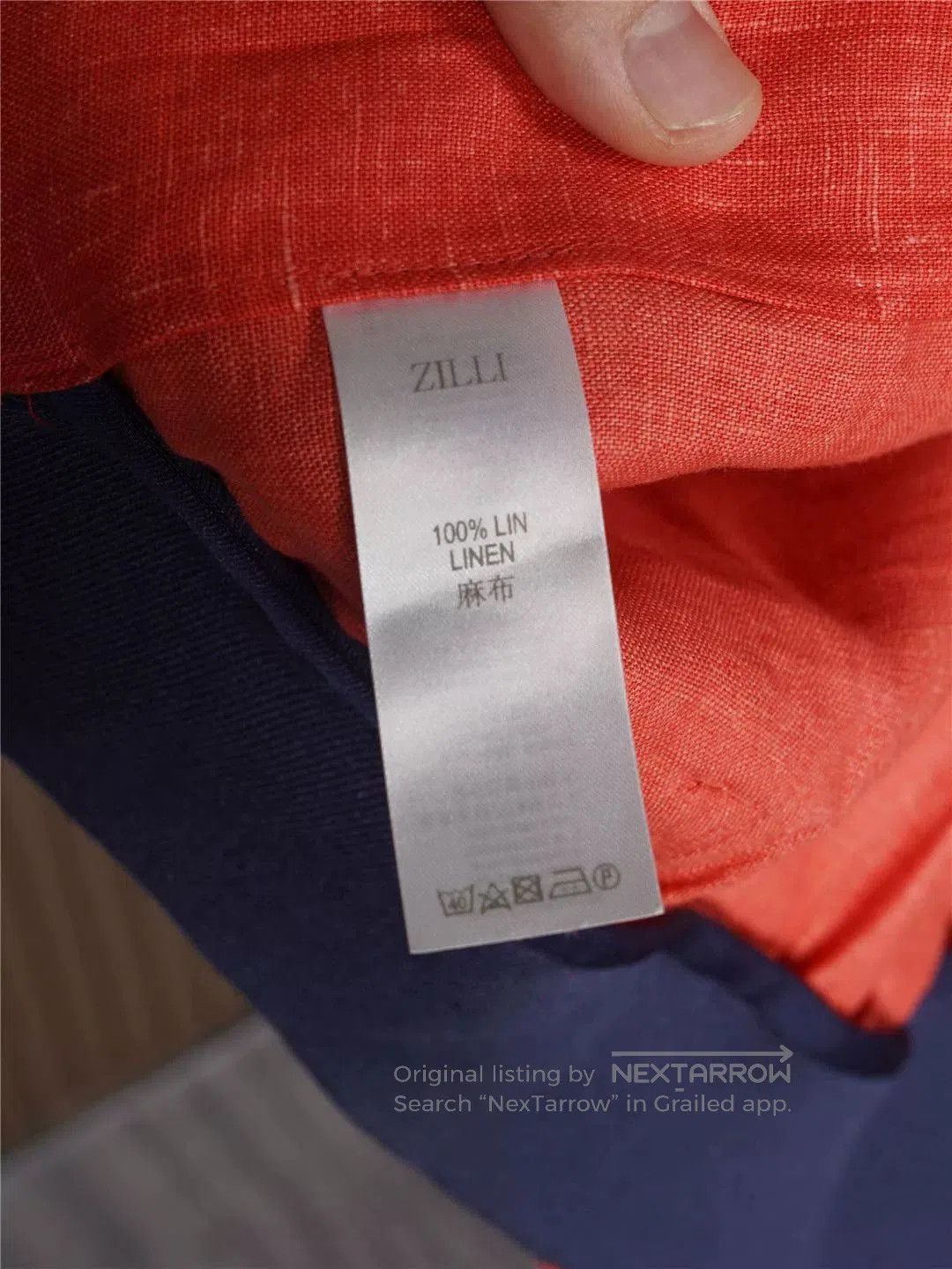 Zilli Lightweight Linen Jacket with Shirt Cut. Size US S / EU 44-46 / 1 - 8 Thumbnail