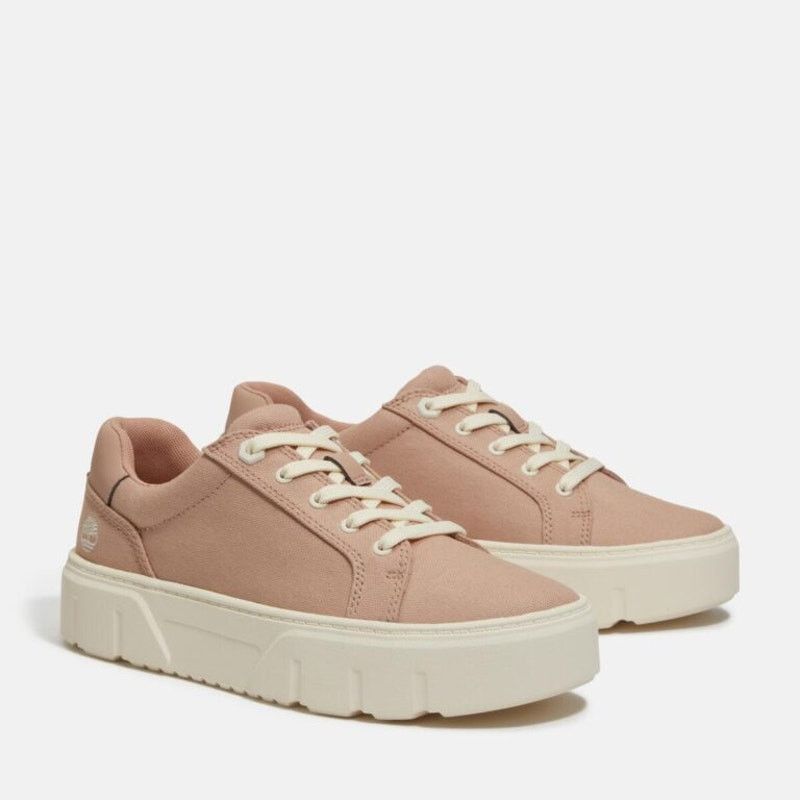 Timberland TIMBERLAND WOMEN'S 9 LAUREL COURT LOW LACE SNEAKER LT BEIGE Size US 9 / IT 39 - 4 Thumbnail