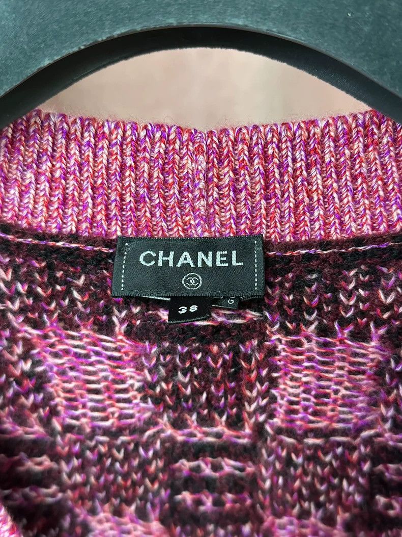 Chanel Chanel Pink V-neck cashmere vest Size XS / US 0-2 / IT 36-38 - 4 Thumbnail