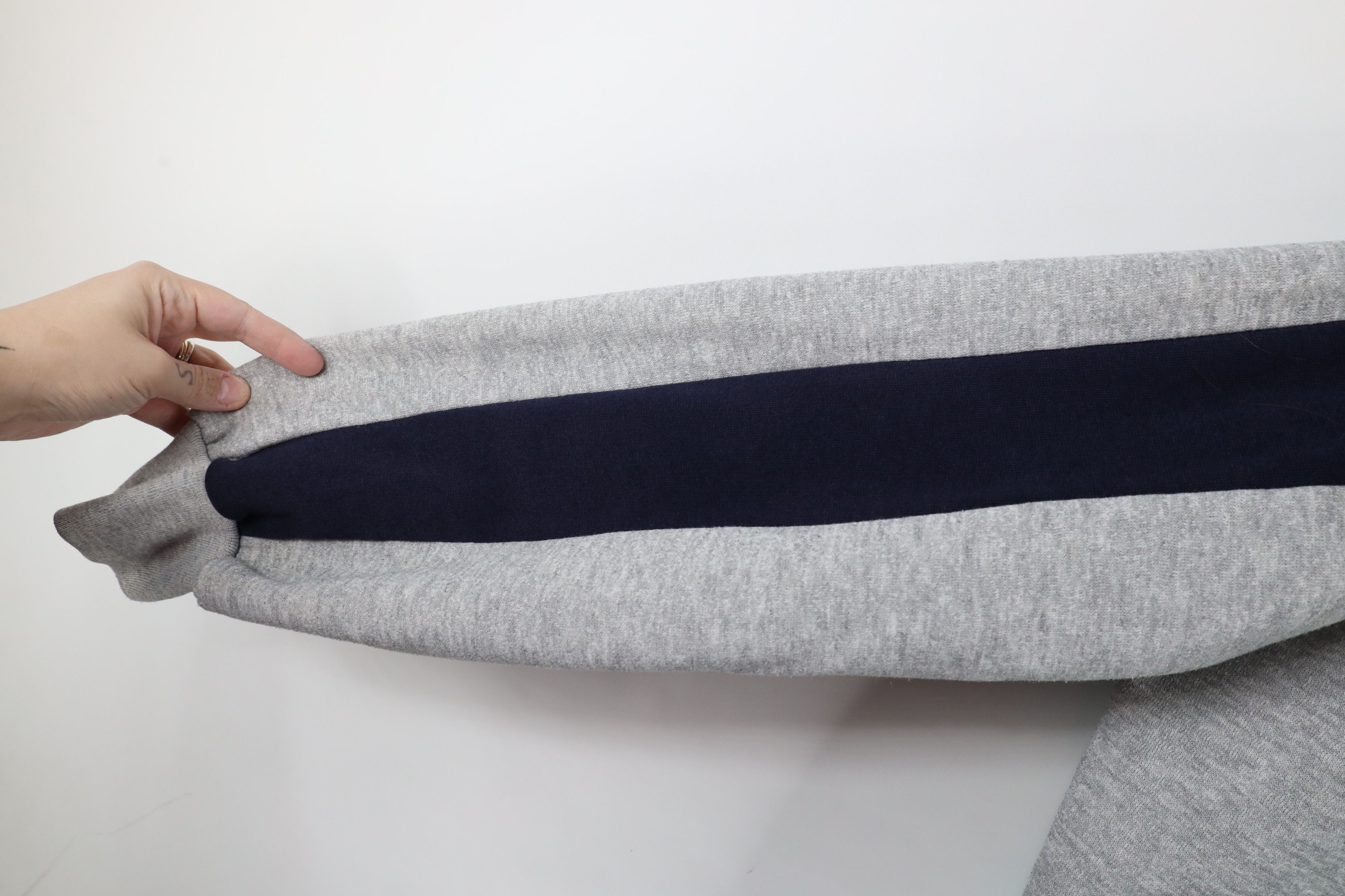 Vintage Vintage 90s Streetwear Block Collared Pullover Sweatshirt Size US XL / EU 56 / 4 - 6 Thumbnail