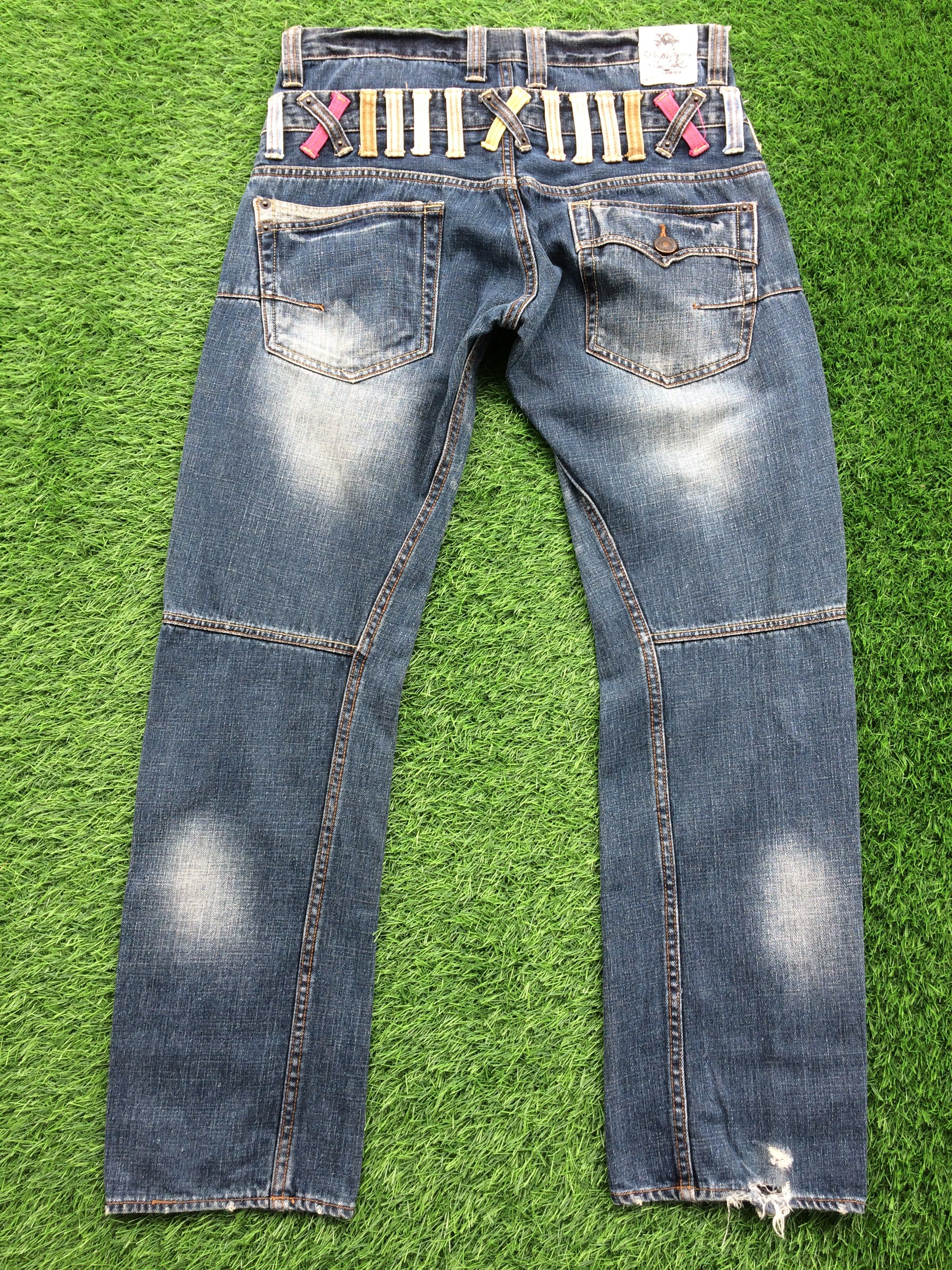 Japanese Brand Japanese Double Waist Denim Jeans Pants #D-867 Size US 30 / EU 46 - 1 Thumbnail