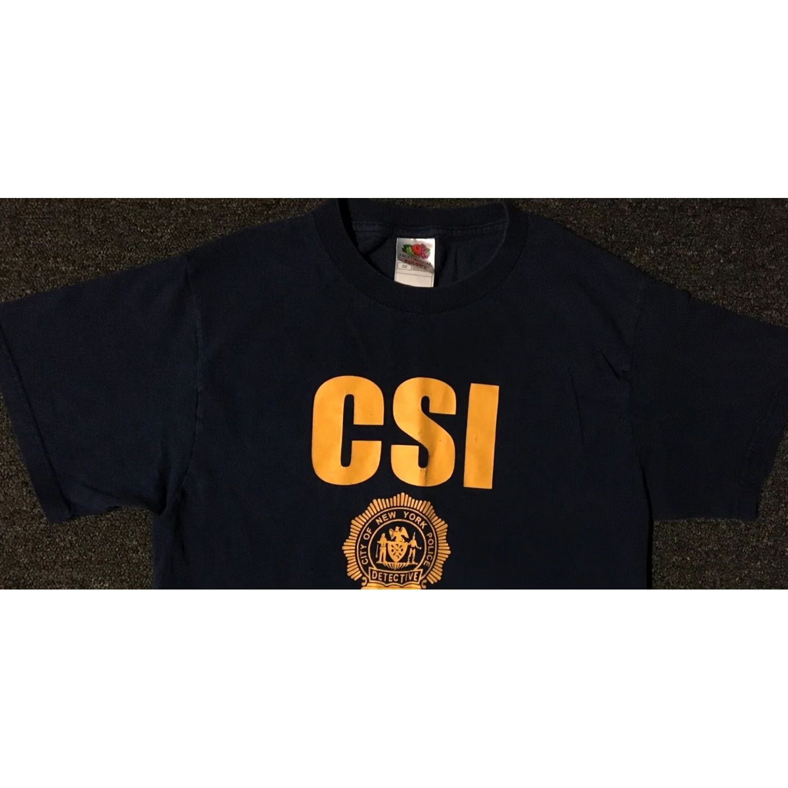 Vintage VINTAGE CSI New York Crime Scene Investigator Faded Shirt S NYPD Police Grunge 90s Shirt Mens Blue Short Sleeve Boots Size US S / EU 44-46 / 1 - 6 Thumbnail