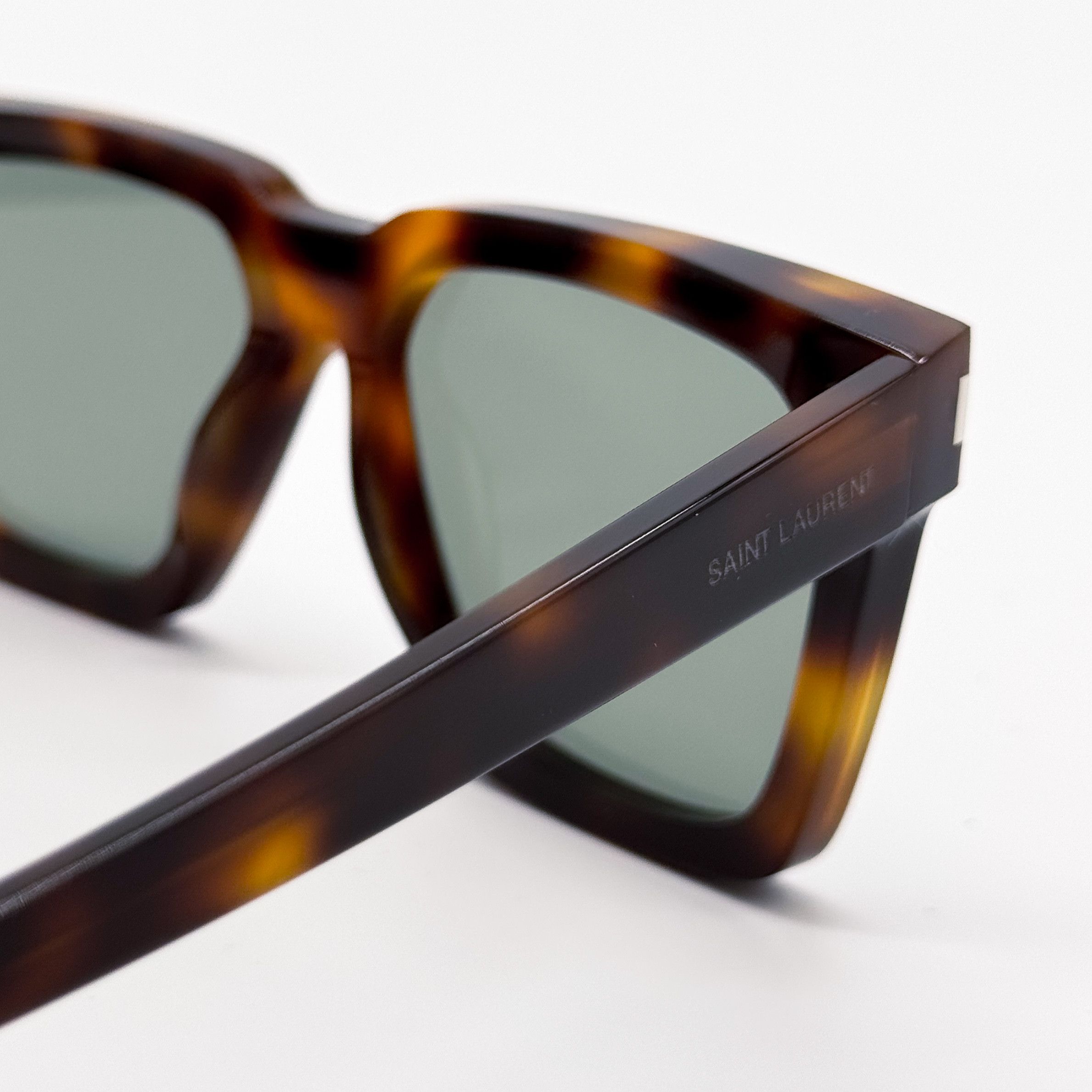 Yves Saint Laurent NEW SAINT LAURENT SL610 003 UNISEX HAVANA GREEN SL 610 Size ONE SIZE - 7 Thumbnail