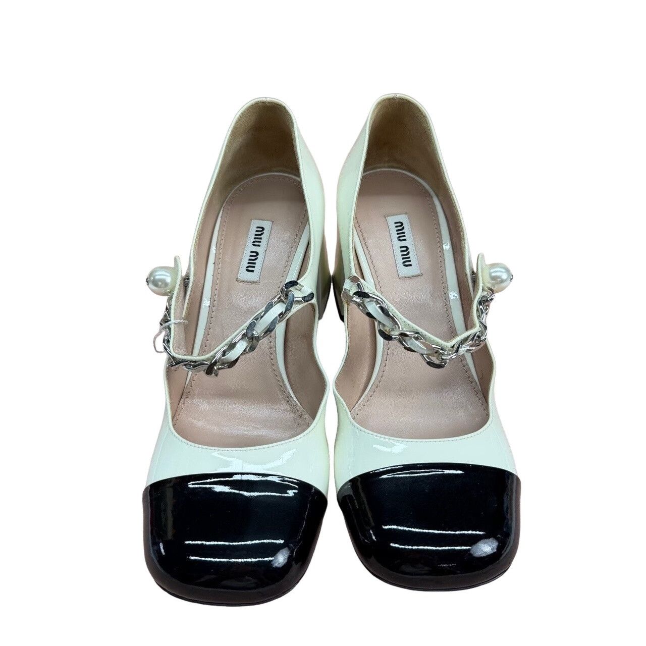 Miu Miu Miu Miu Patent Mary Jane Heels Size 38.5 Size US 8.5 / IT 38.5 - 1 Thumbnail