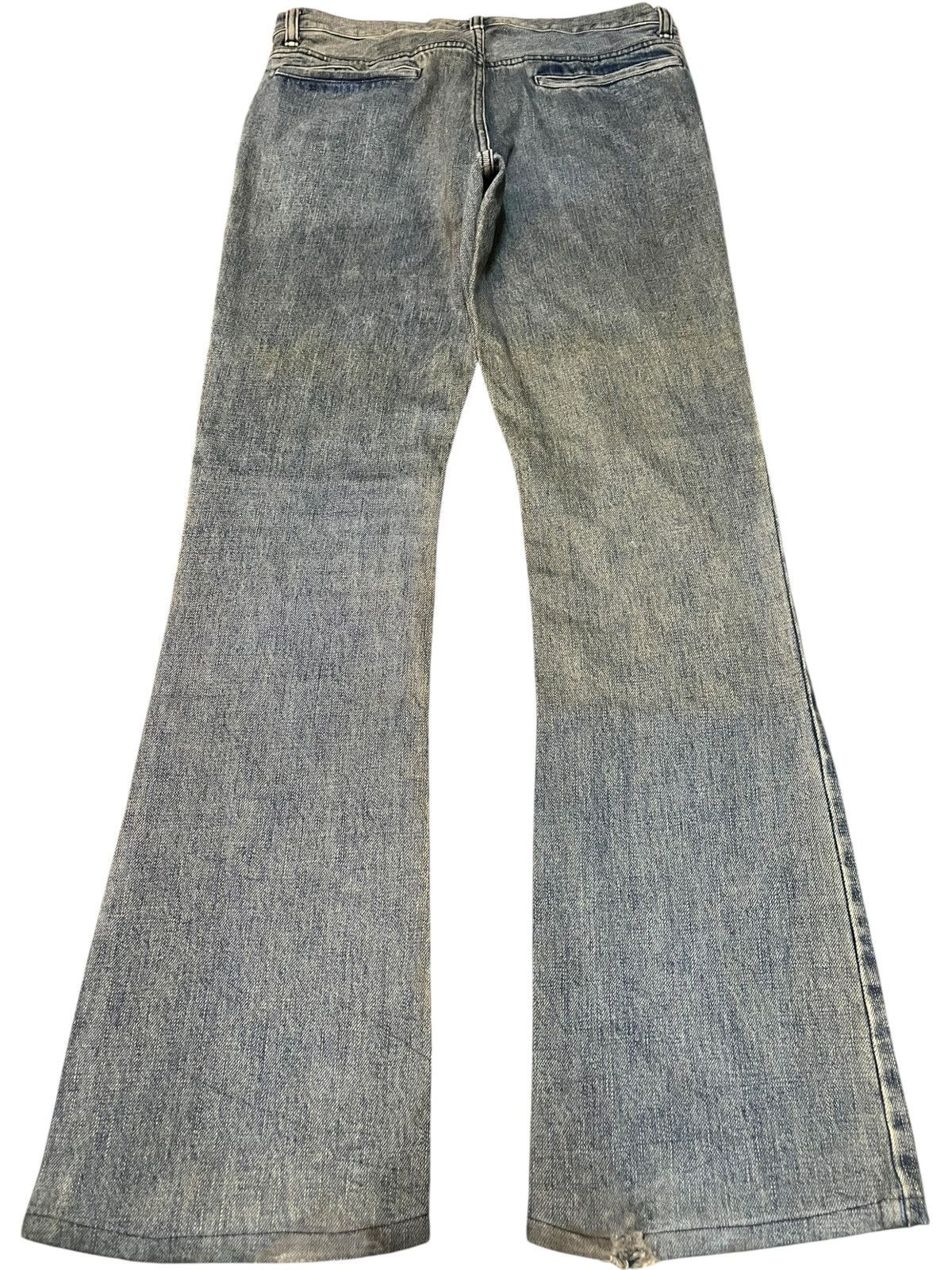 Hysteric Glamour Vintage Japanese Brand Mud Wash Flare Jeans Size 31" - 2 Thumbnail