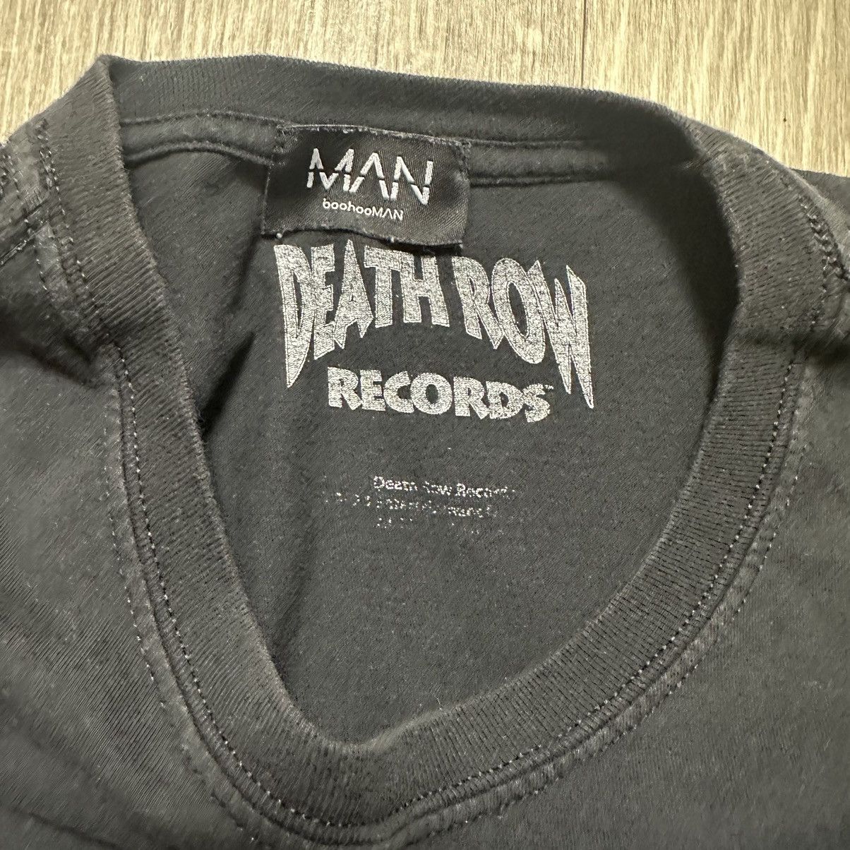 Boohoo × Death Row Records Black Death Row Tee Size US XL / EU 56 / 4 - 3 Thumbnail