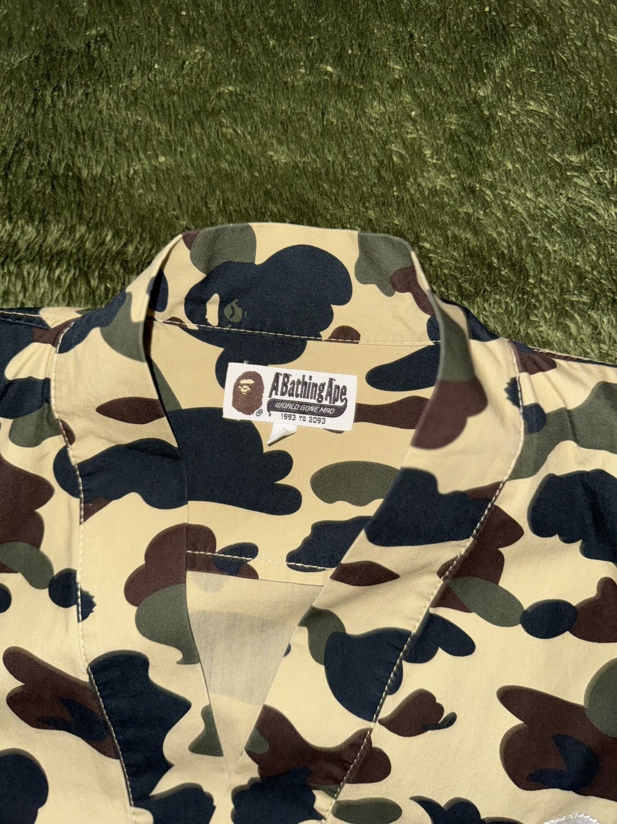Bape [L] BAPE 1st Camo Kimono Shirt Jacket Size US L / EU 52-54 / 3 - 3 Thumbnail